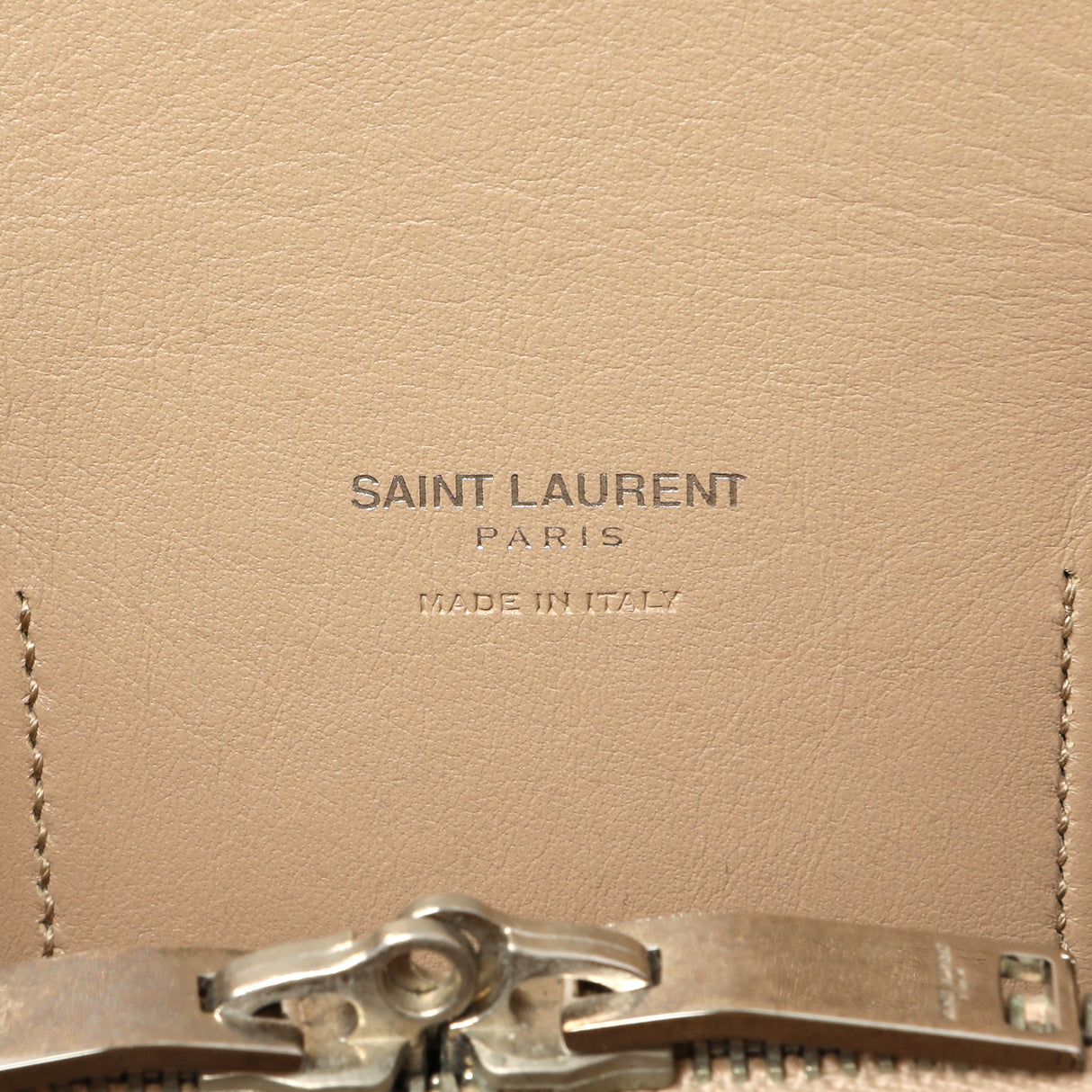 Saint Laurent Beige Grained Calfskin Small Sac De Jour Handbags Saint Laurent