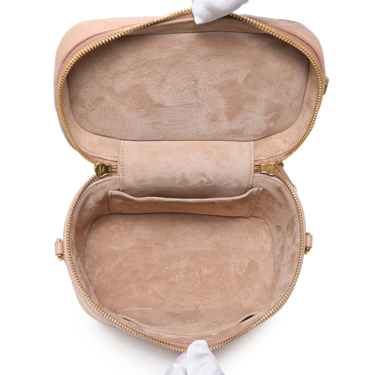Christian Dior Pink Lambskin Cannage Small Diortravel Vanity Case Cloud Handbags Christian Dior