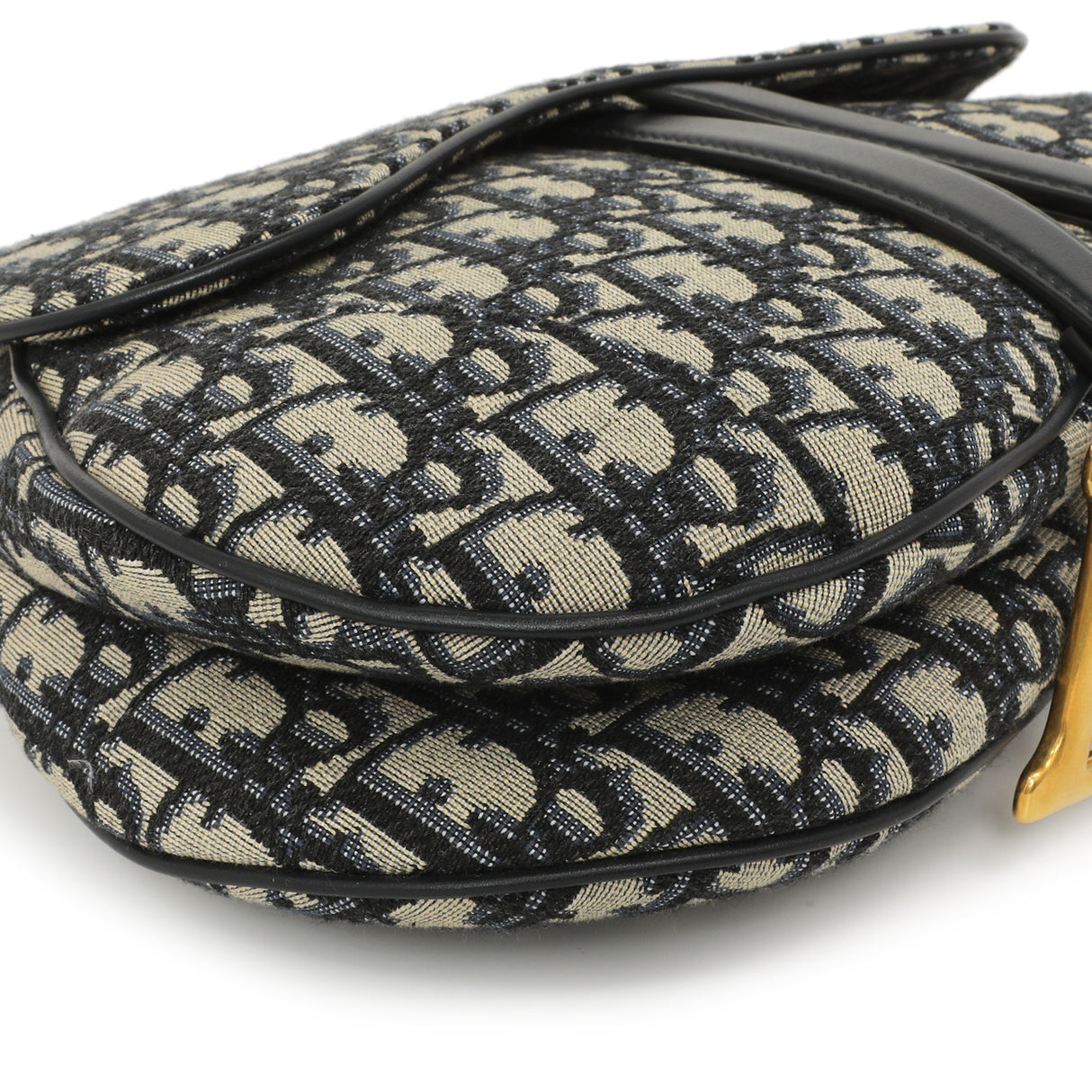 Christian Dior Blue Oblique Saddle Bag Handbags Christian Dior