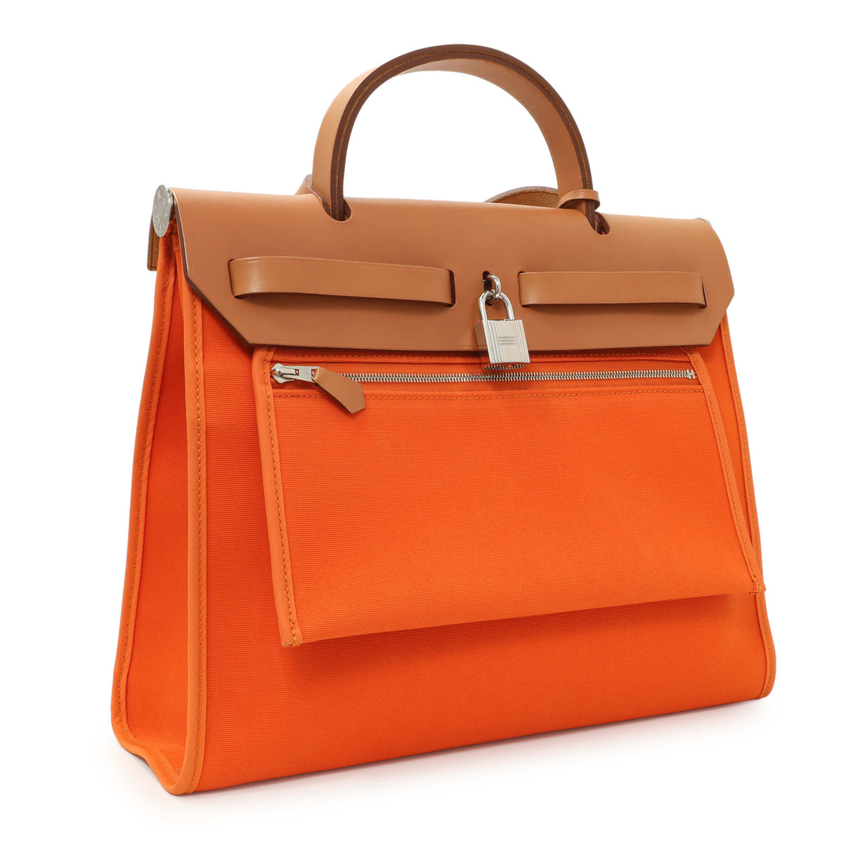 Hermes Vache Hunter Toile Herbag Zip 31 Handbags Hermes