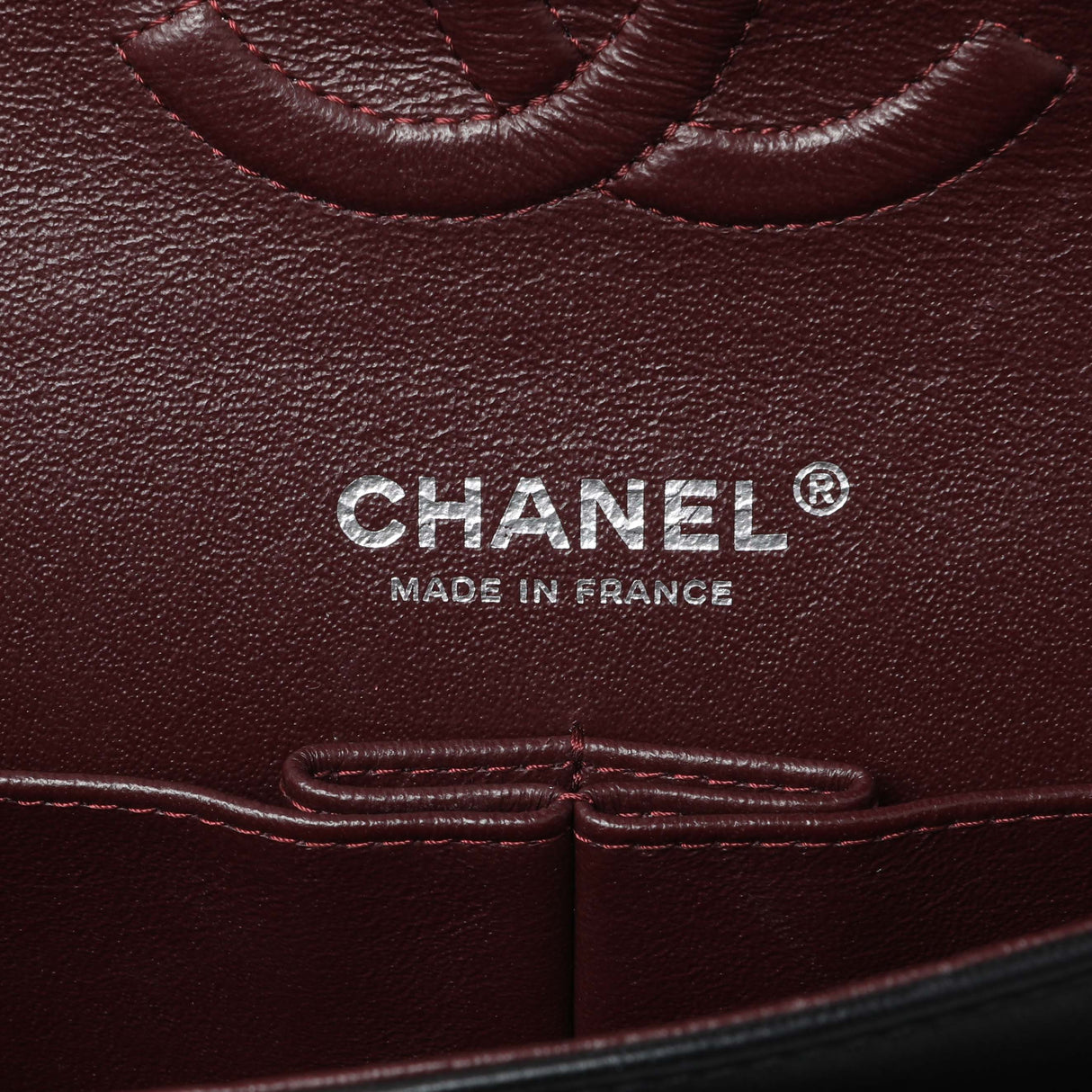 Chanel Black Quilted Lambskin Medium Double Flap Handbags Chanel