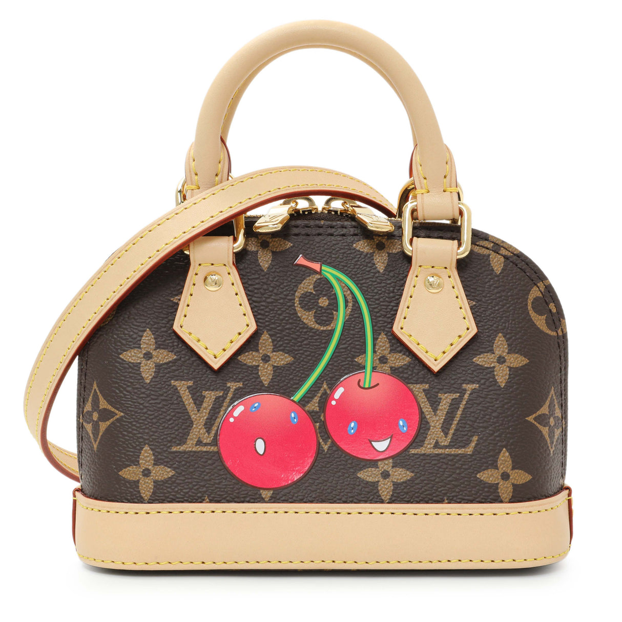 Louis Vuitton X Takashi Murakami Cerises Nano Alma Handbags Louis Vuitton