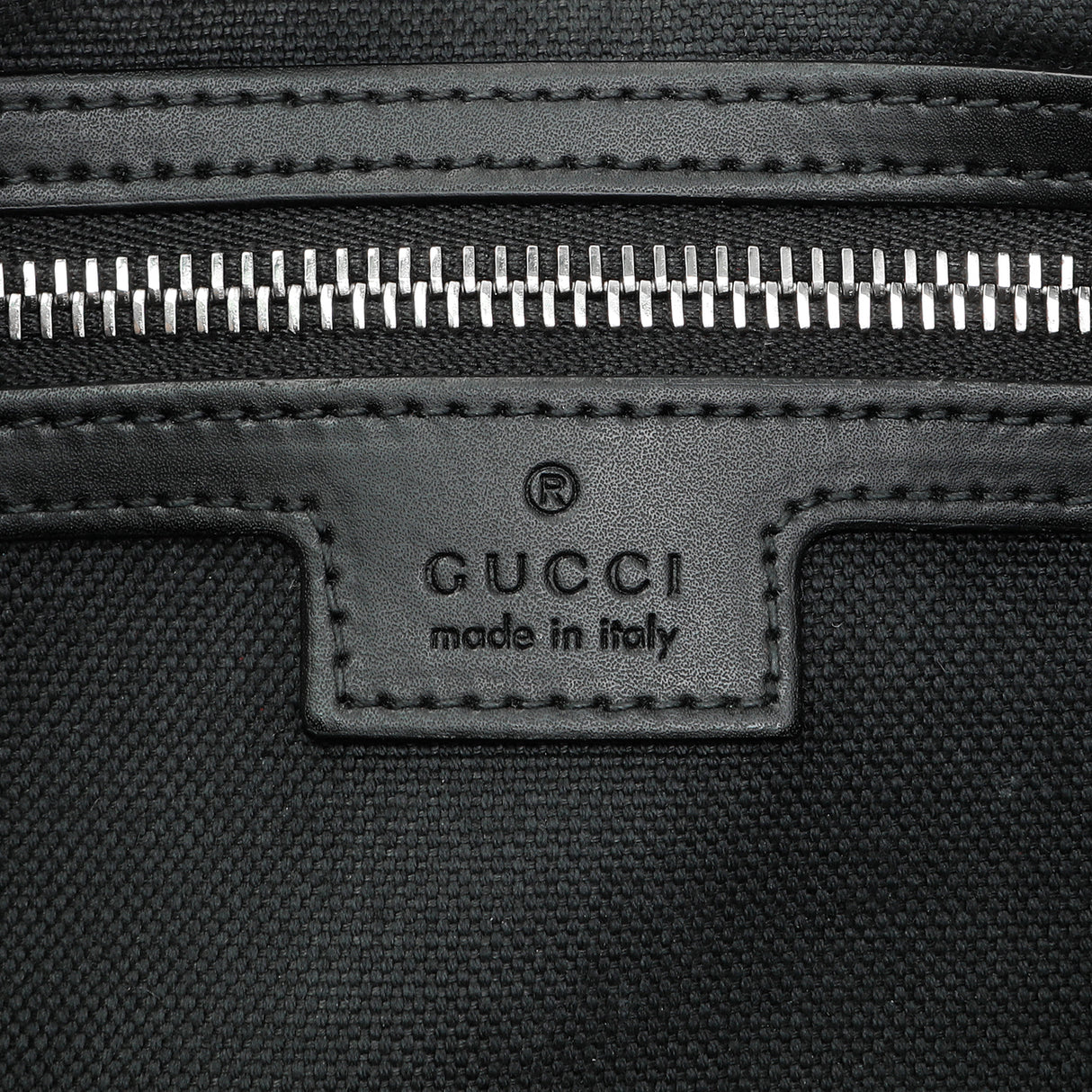 Gucci Black Soft GG Supreme Monogram Web Belt Bag Handbags Gucci