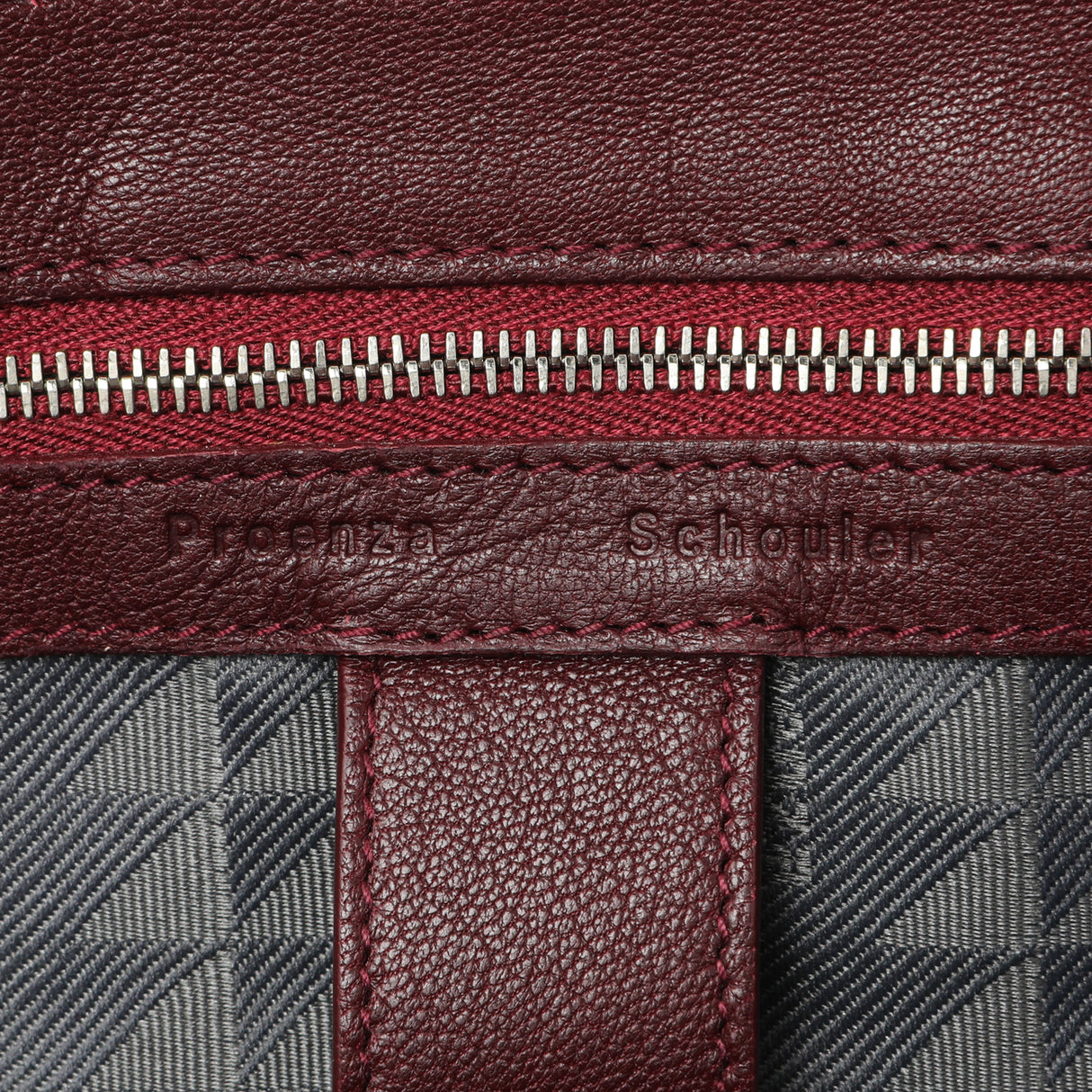 Proenza Schouler Burgundy Lambskin Medium PS1 Satchel Handbags Proenza Schouler