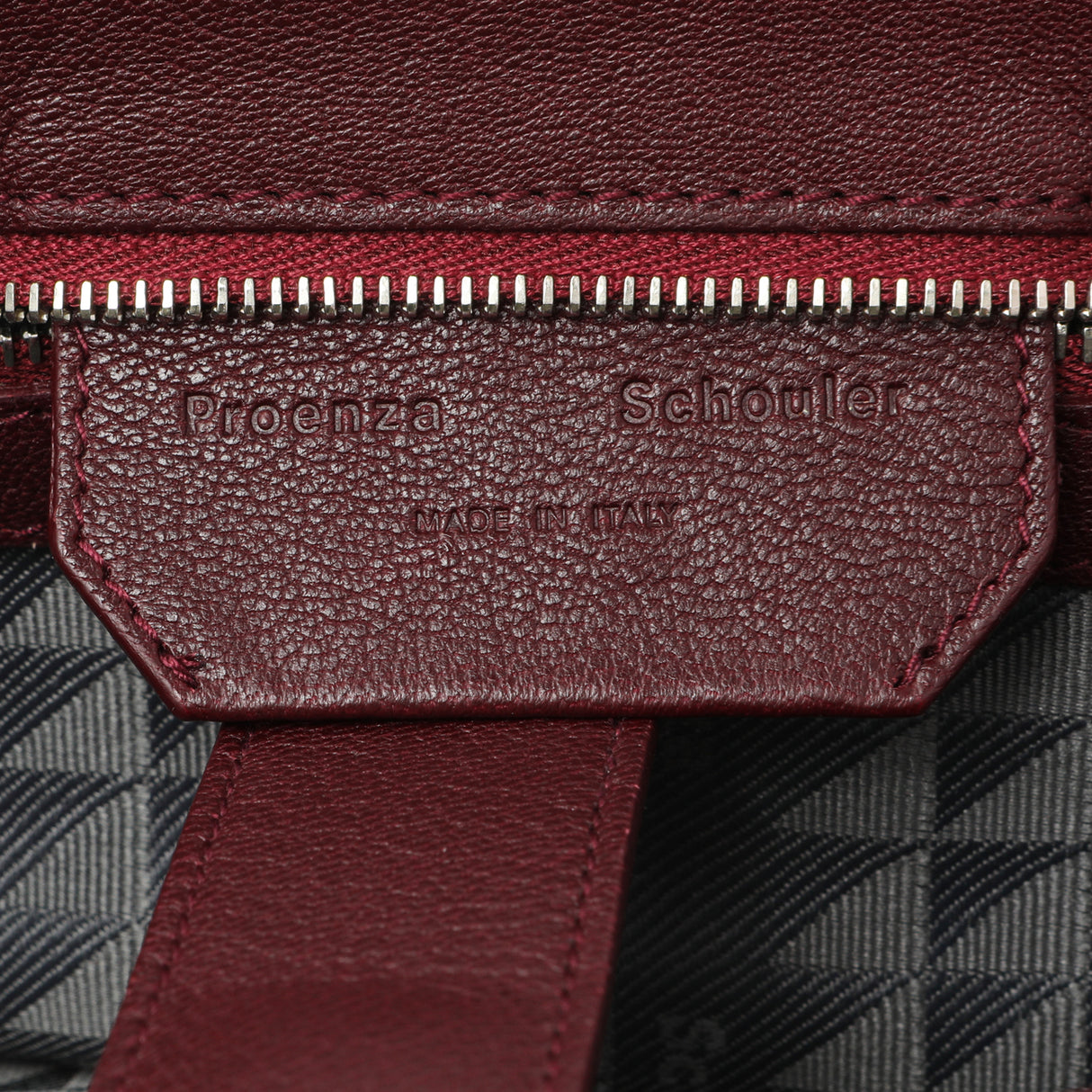 Proenza Schouler Burgundy Lambskin Medium PS1 Satchel Handbags Proenza Schouler