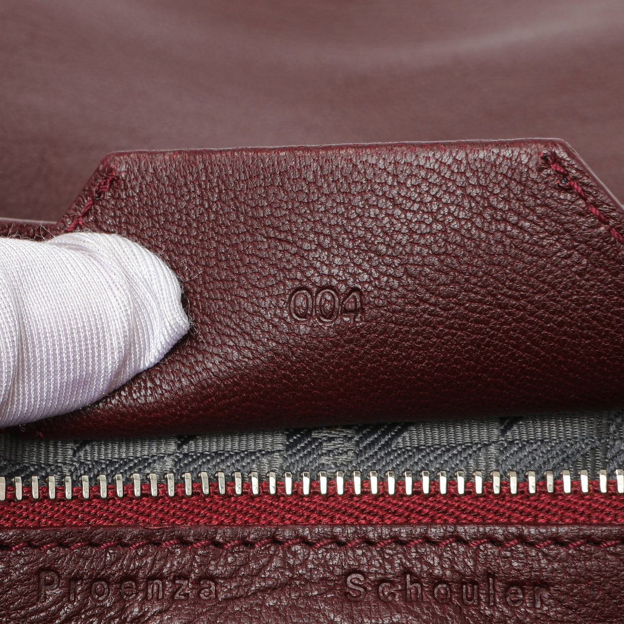 Proenza Schouler Burgundy Lambskin Medium PS1 Satchel Handbags Proenza Schouler