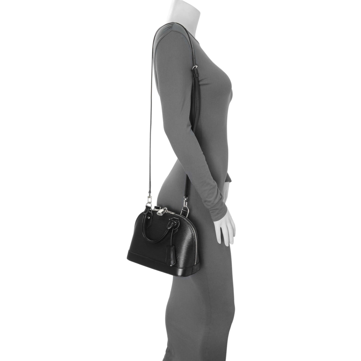 Louis Vuitton Black Epi Alma BB Modaselle