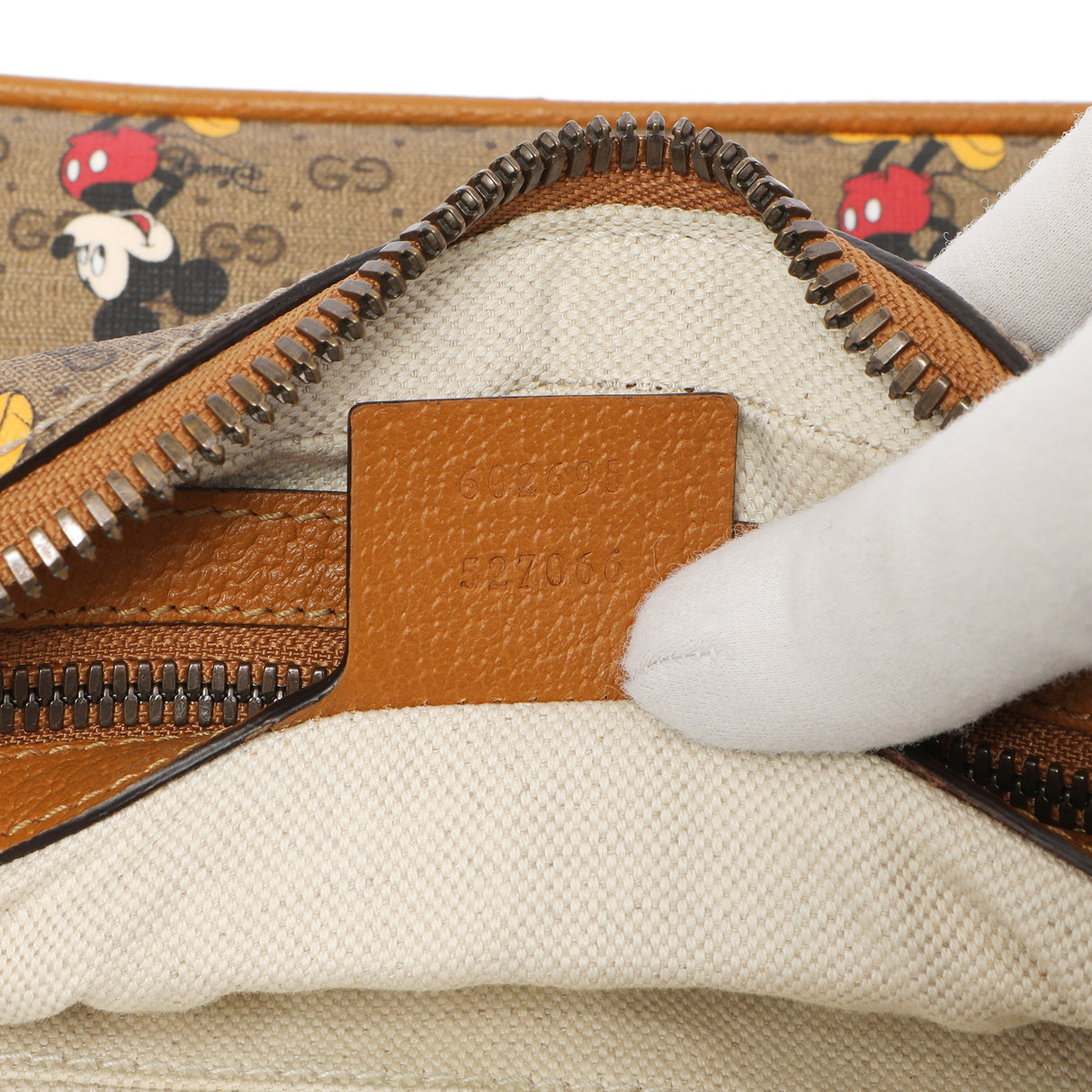 Gucci X Disney Mini Vintage GG Supreme Monogram Mickey Mouse Belt Bag Handbags Gucci