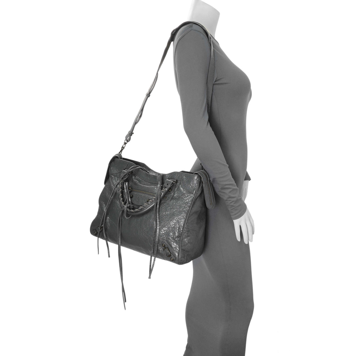 Balenciaga Anthracite Agneau Classic Hardware Velo Bag Handbags Balenciaga