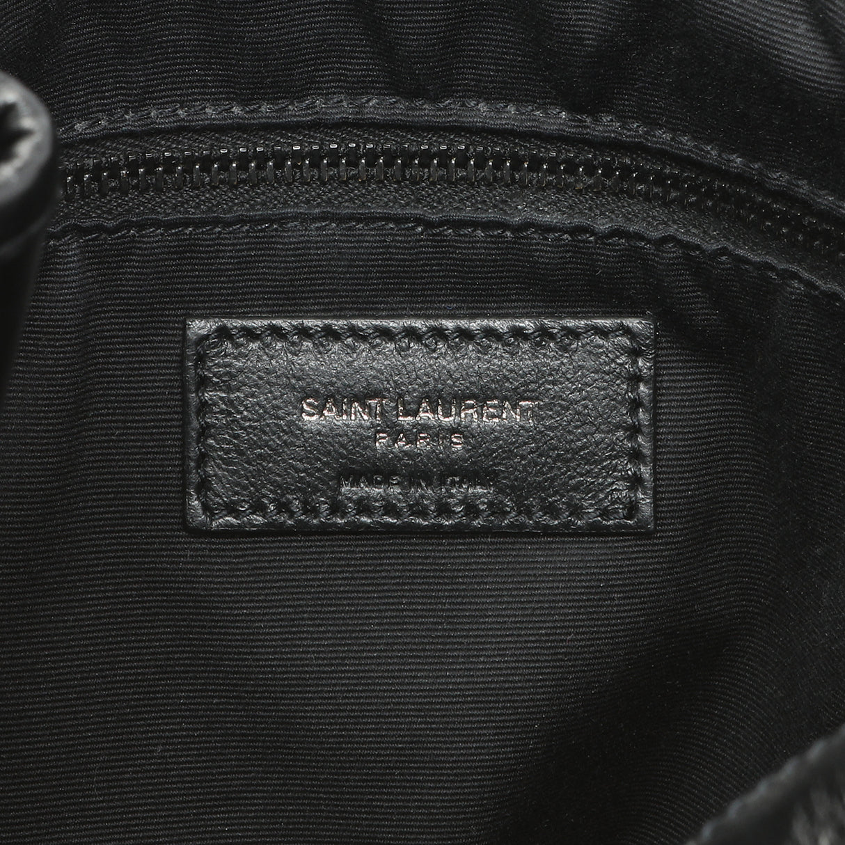 Saint Laurent Black Crinkled Calfskin Matelasse Monogram Medium Niki Shopper Handbags Saint Laurent