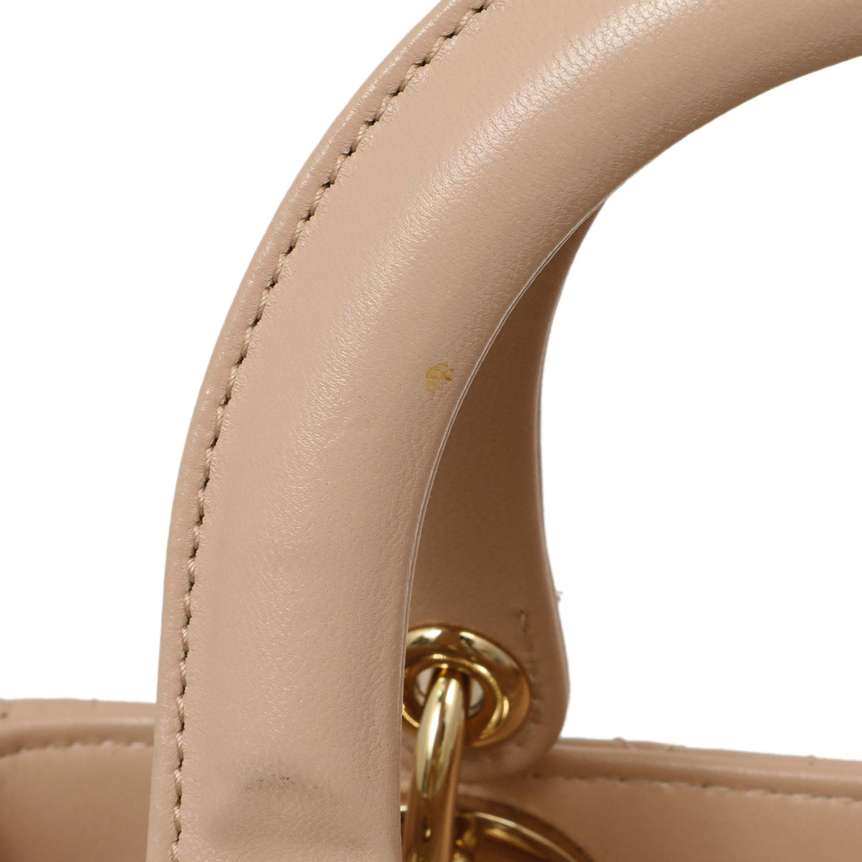 Christian Dior Light Pink Lambskin Cannage Medium Lady Dior Handbags Christian Dior