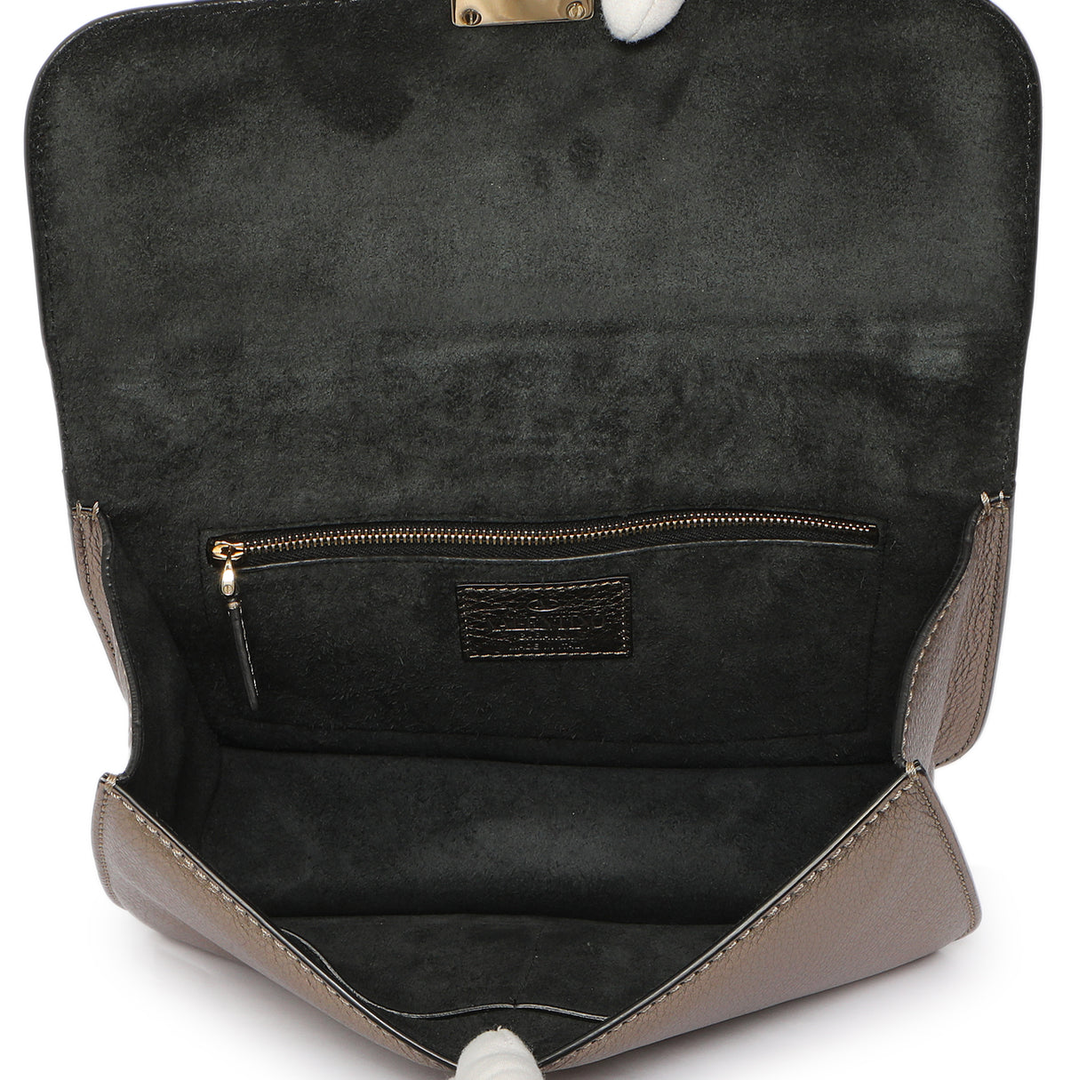 Valentino Metallic Vitello Medium Glam Lock Rockstud Flap Handbags Valentino