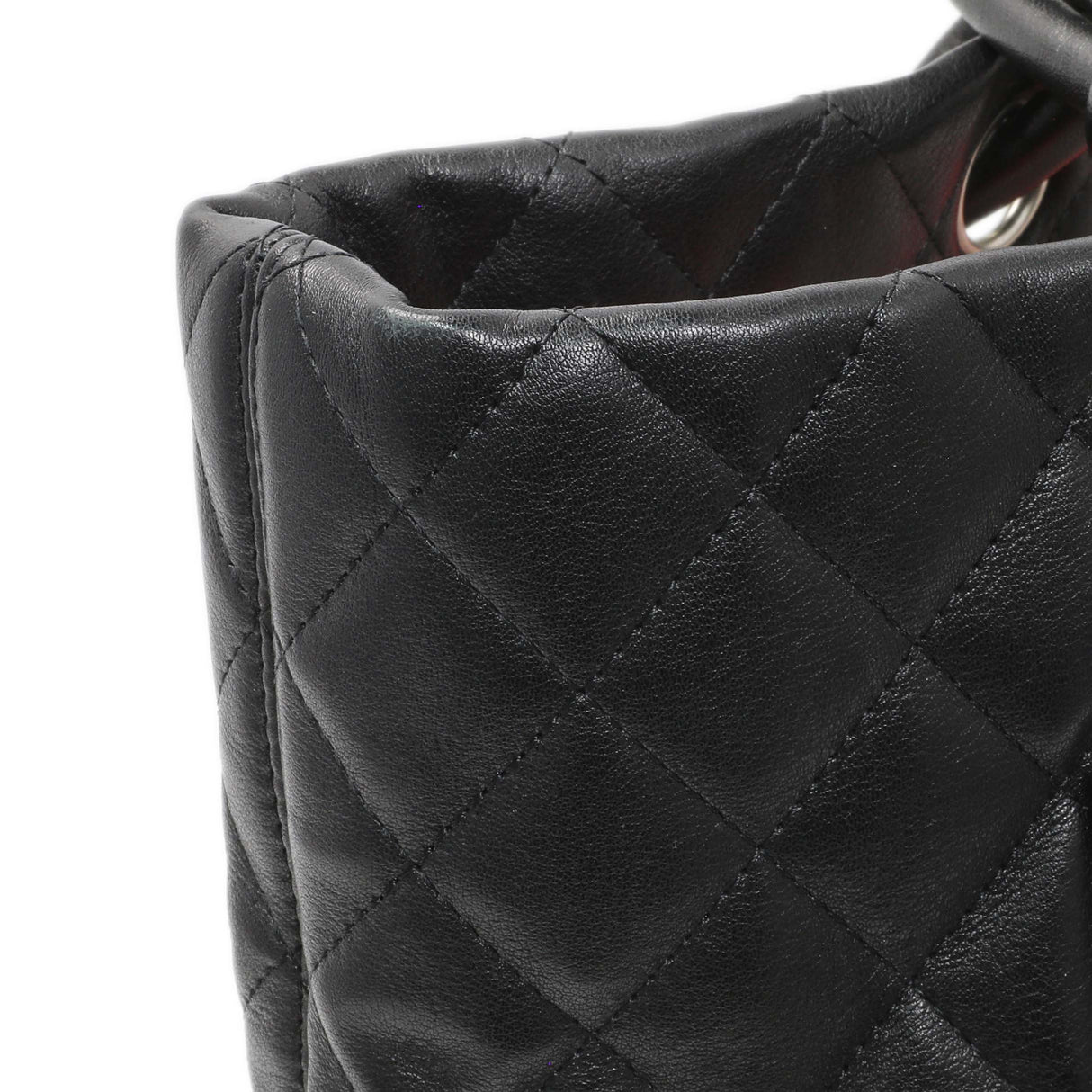 Chanel Black Quilted Cambon Tote Large Handbags Chanel