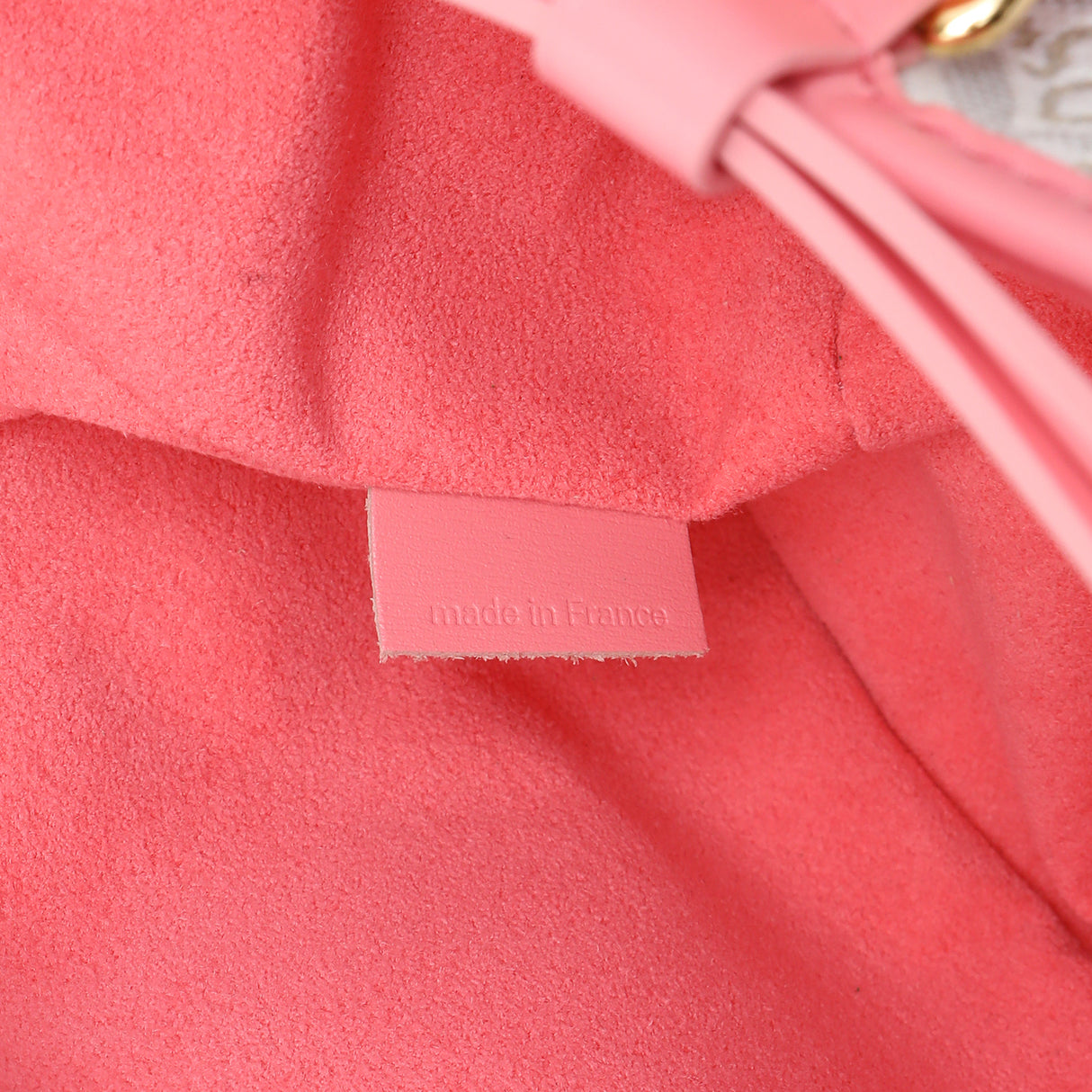 Louis Vuitton Ecru Beige Pink Jacquard Since 1854 Noe Purse Handbags Louis Vuitton