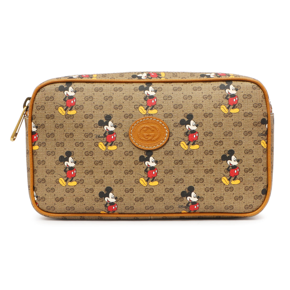 Gucci X Disney Mini Vintage GG Supreme Monogram Mickey Mouse Belt Bag Handbags Gucci