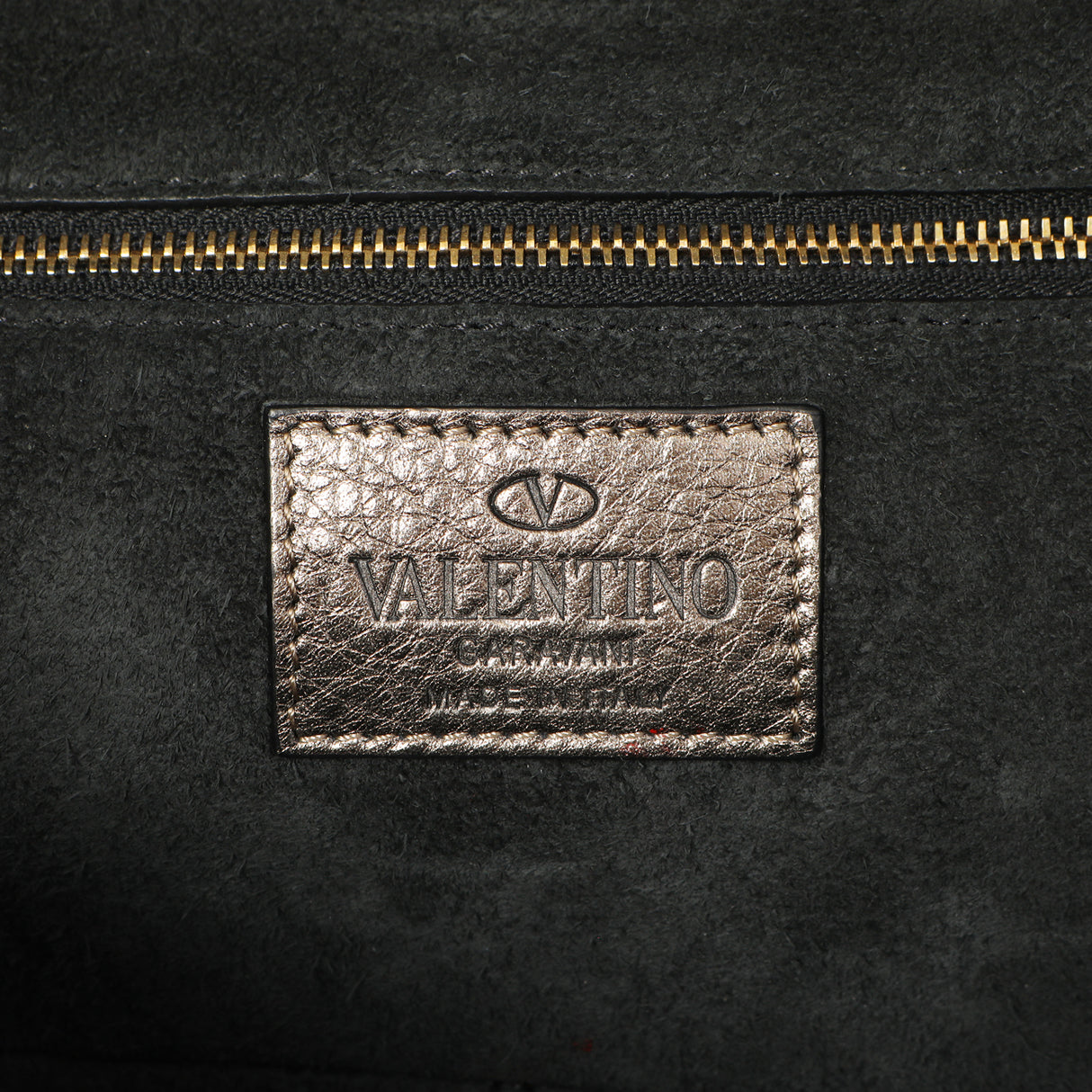 Valentino Metallic Vitello Medium Glam Lock Rockstud Flap Handbags Valentino