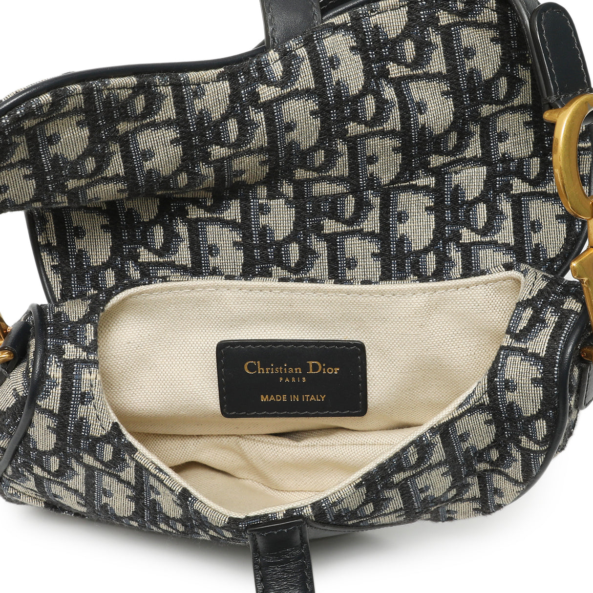 Christian Dior Oblique Mini Saddle Bag Handbags Christian Dior