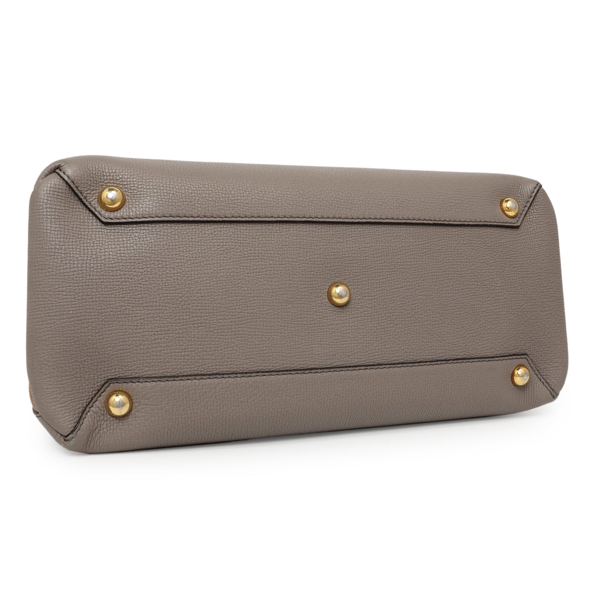 Burberry Grey Calfskin House Check Medium Banner Tote Handbags Burberry