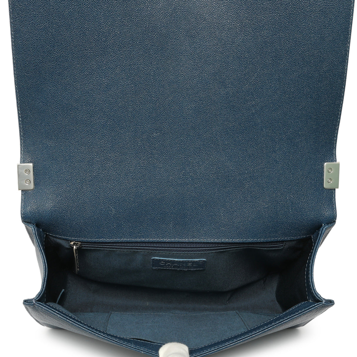 Chanel Blue Quilted Caviar New Medium Boy Bag Handbags Chanel