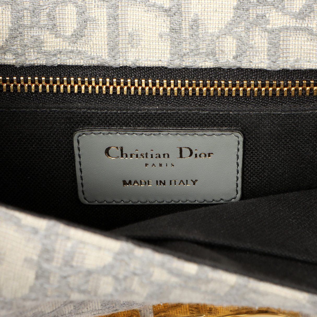 Christian Dior Grey Oblique 30 Montaigne Flap Bag Handbags Christian Dior