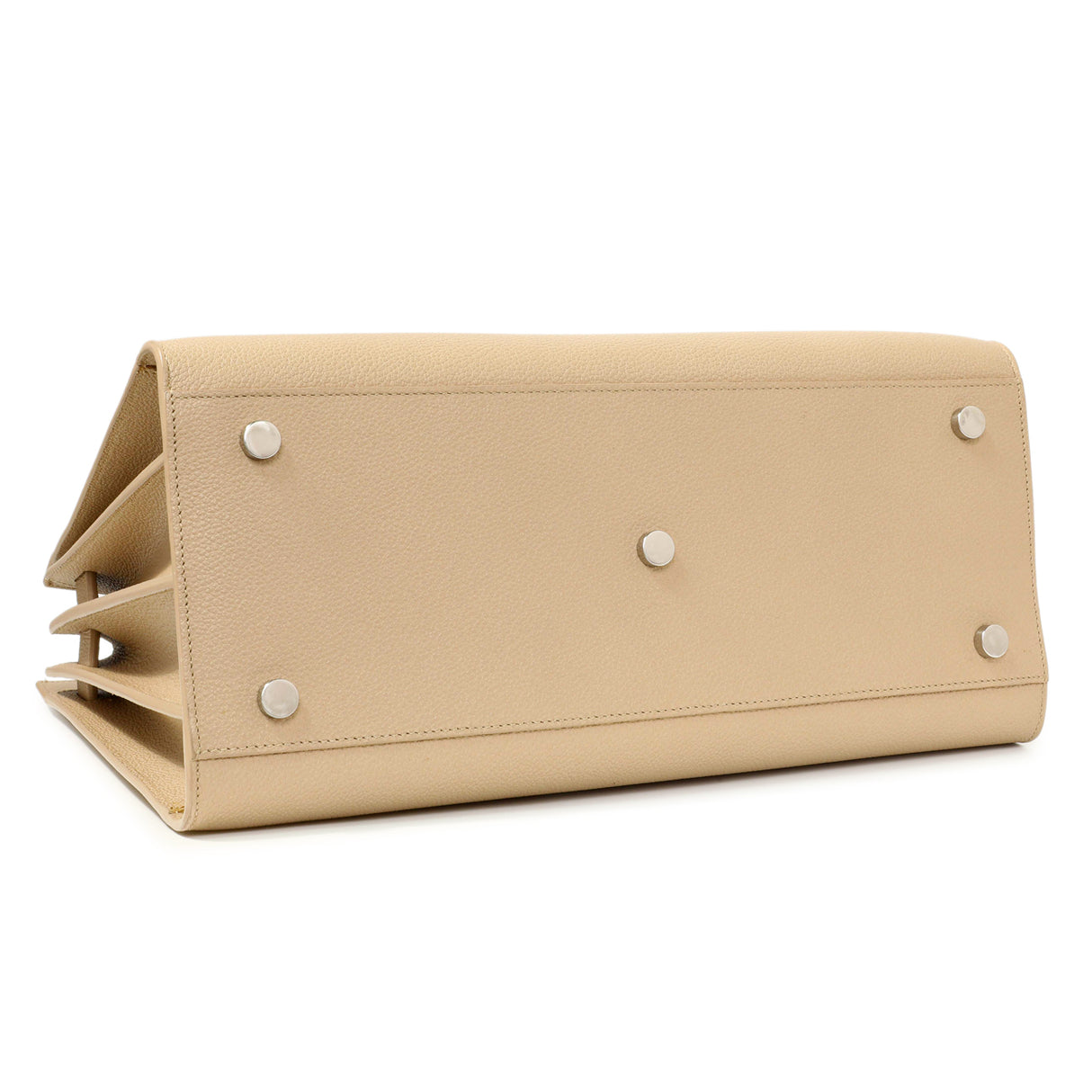 Saint Laurent Beige Grained Calfskin Small Sac De Jour Handbags Saint Laurent