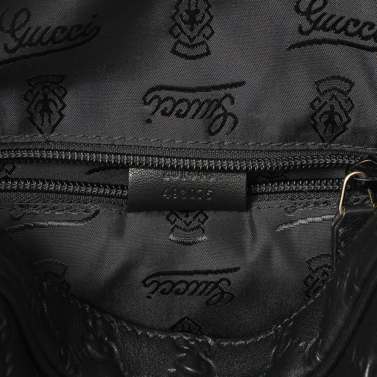 Gucci Black Guccissima Messenger Bag Handbags Gucci