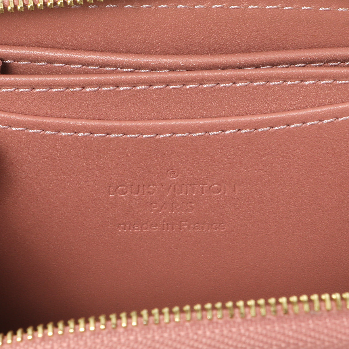 Louis Vuitton Rose Velours Vernis Ikat Zippy Coin Purse Accessories Louis Vuitton