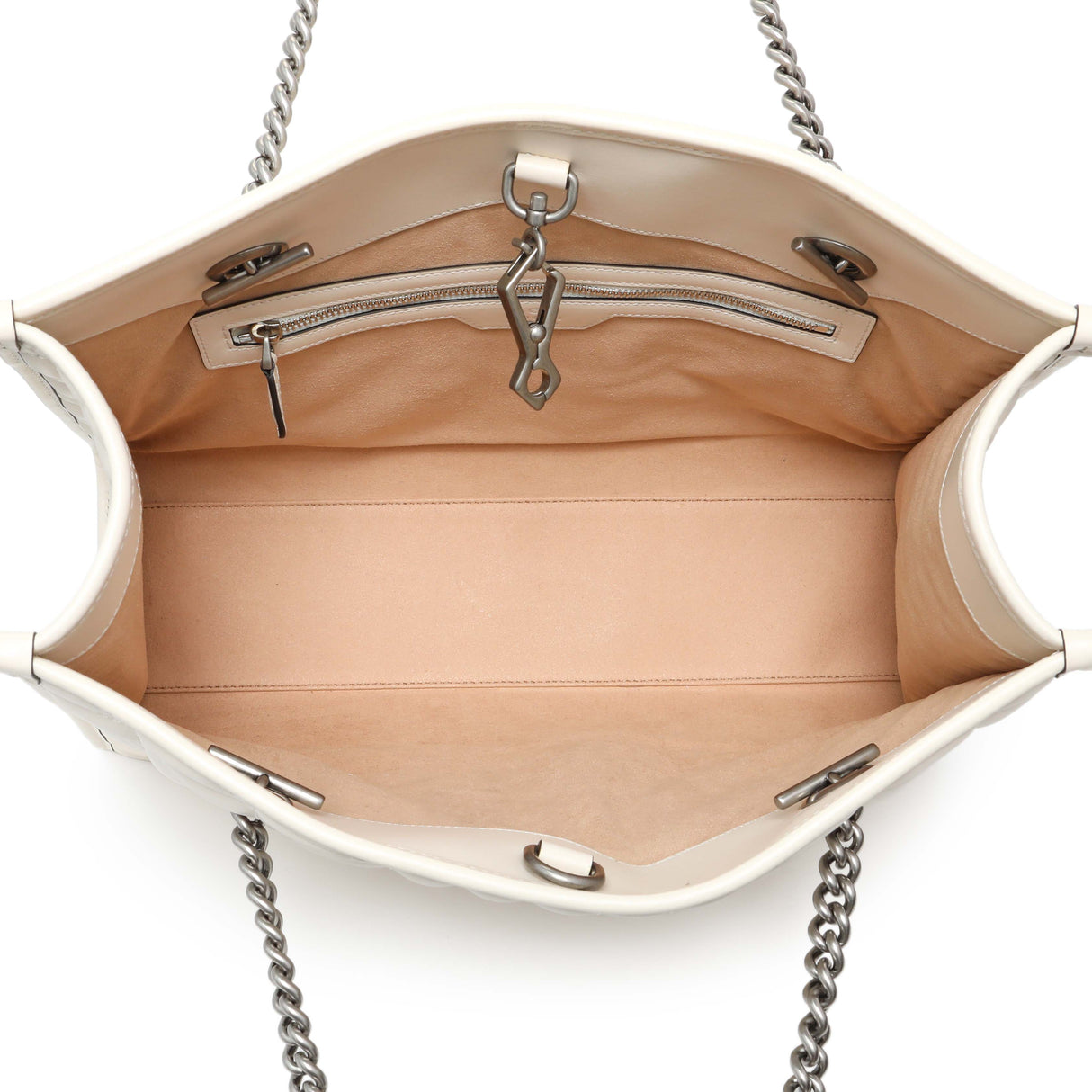 Gucci Cream Calfskin Matelasse Medium GG Marmont Shopping Tote Handbags Gucci