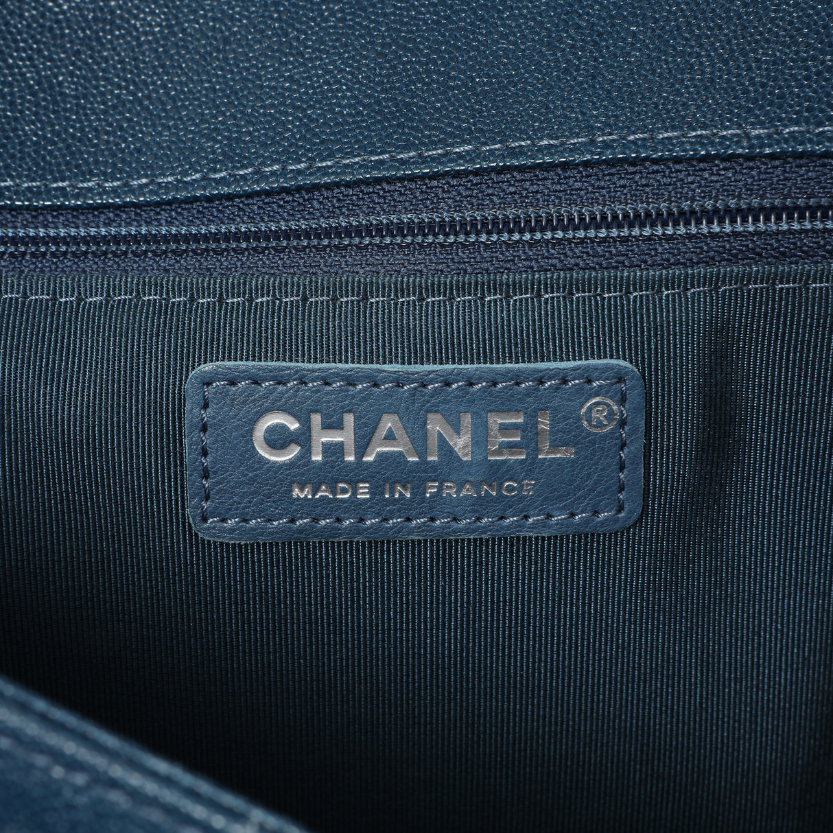 Chanel Blue Quilted Caviar New Medium Boy Bag Handbags Chanel