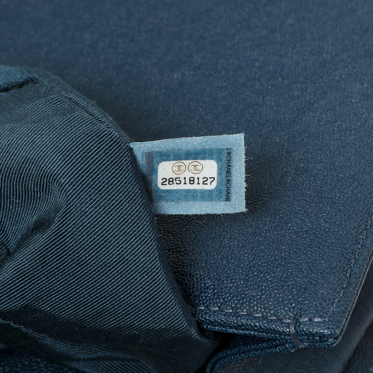 Chanel Blue Quilted Caviar New Medium Boy Bag Handbags Chanel