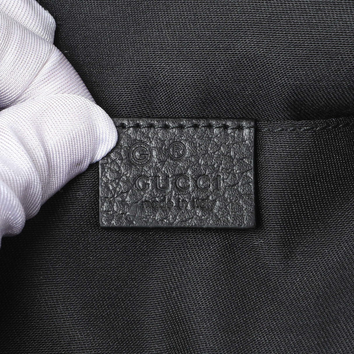 Gucci Black Nylon Monogram Waist Belt Bag Handbags Gucci