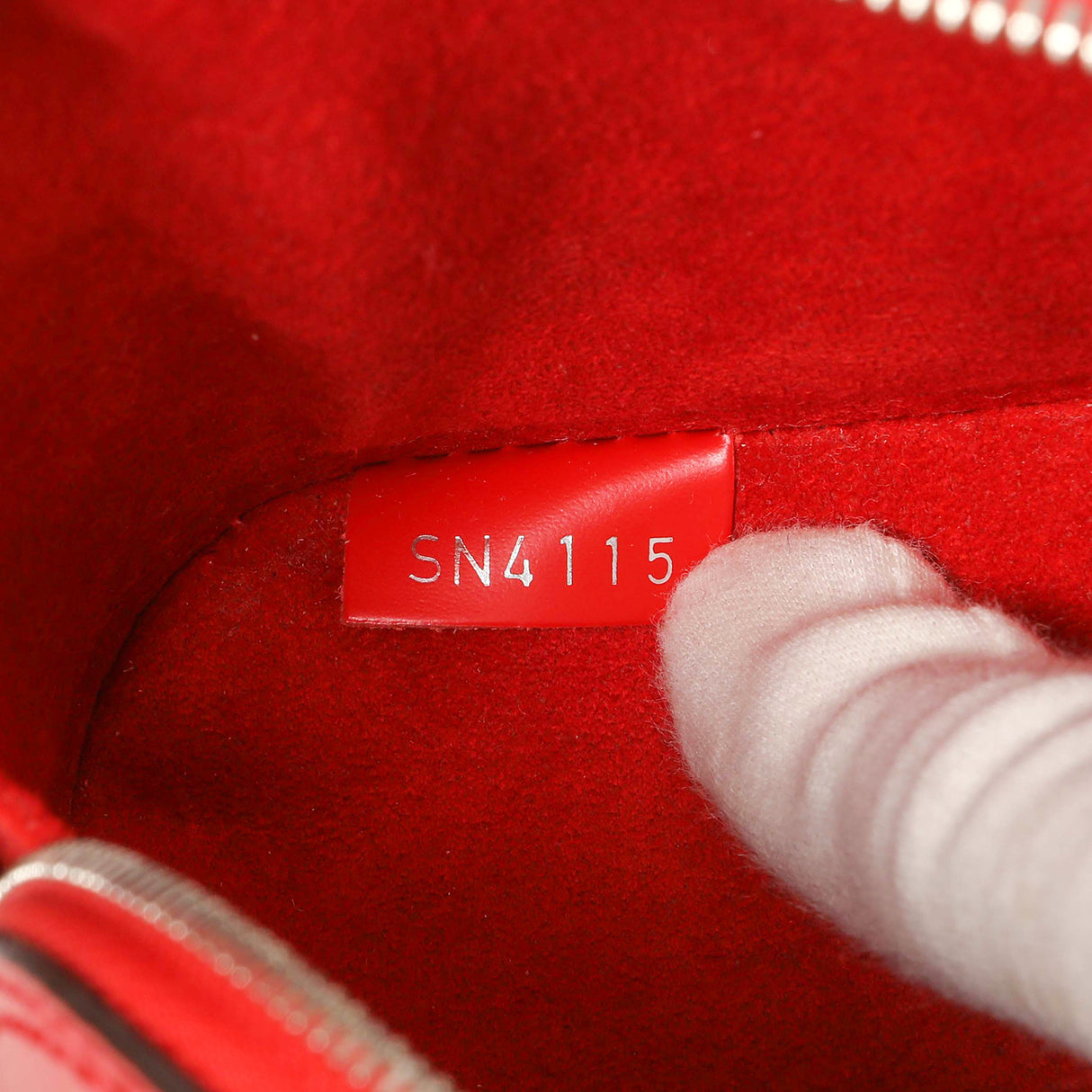 Louis Vuitton Coquelicot Epi Nano Alma Handbags Louis Vuitton