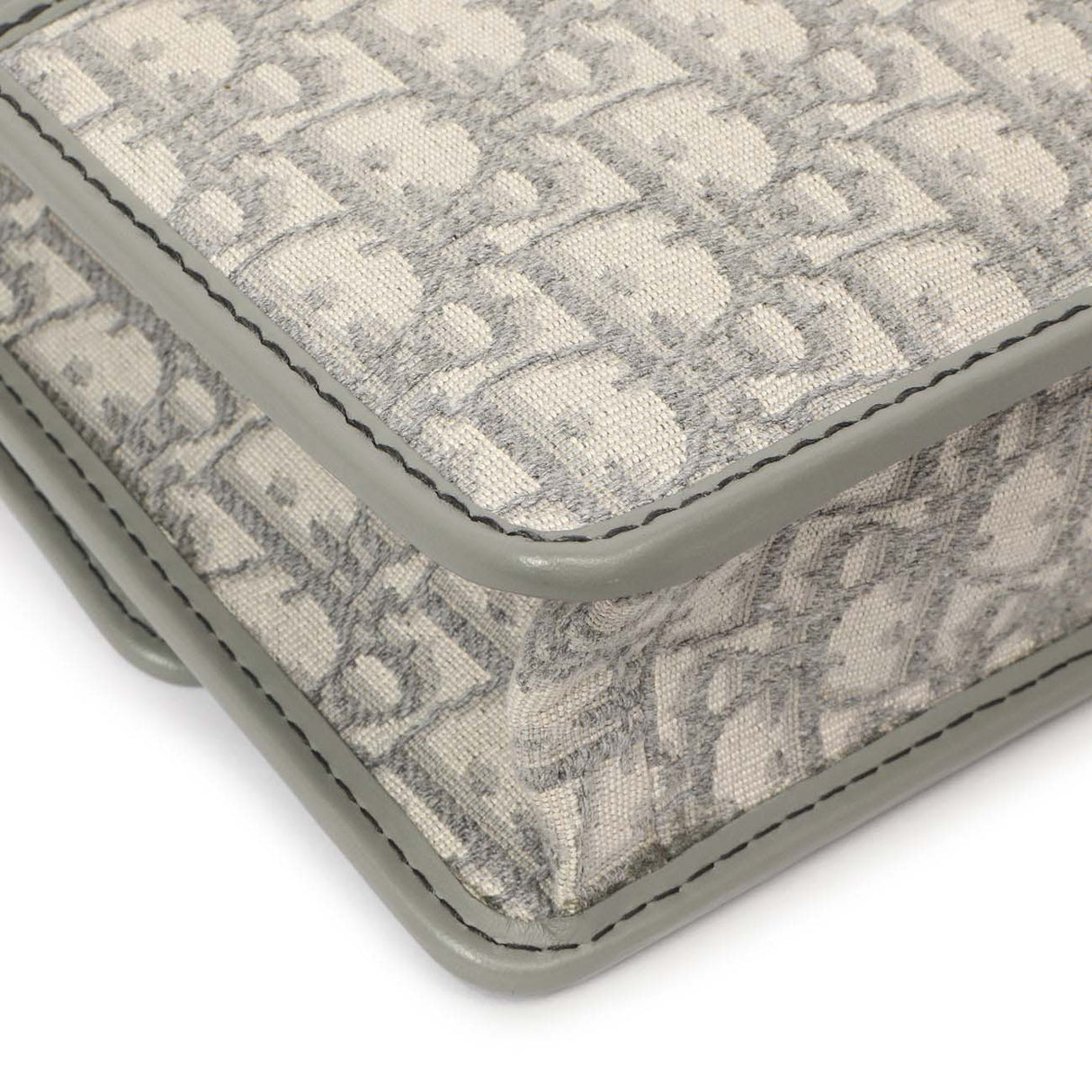 Christian Dior Grey Oblique 30 Montaigne Flap Bag Handbags Christian Dior