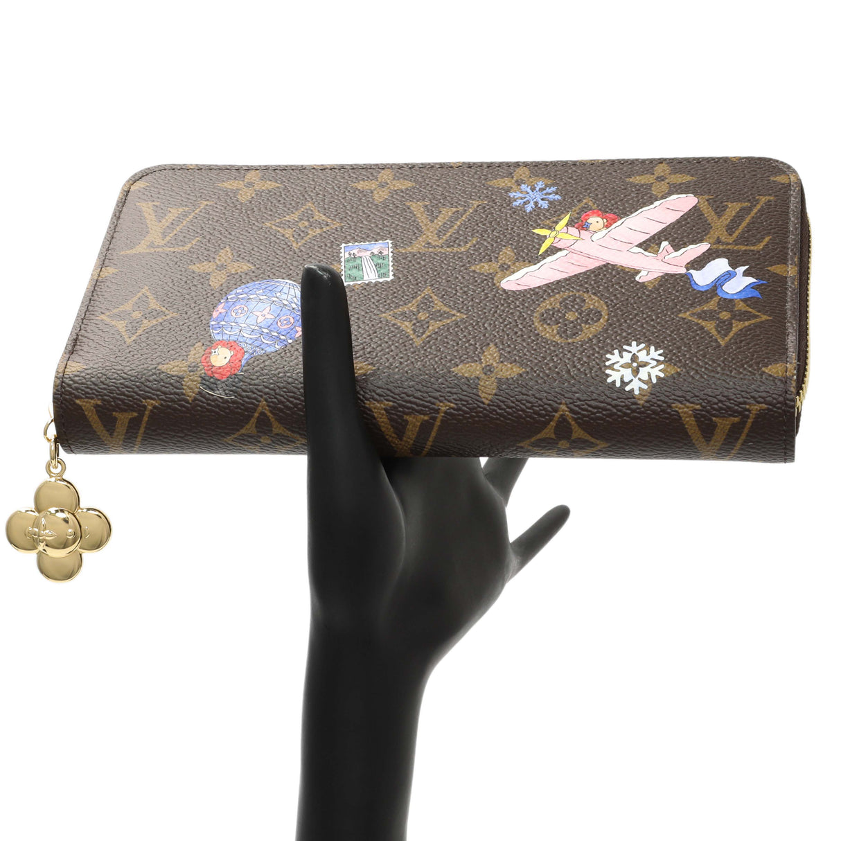 Louis Vuitton Monogram Christmas Animation Zippy Wallet Accessories Louis Vuitton