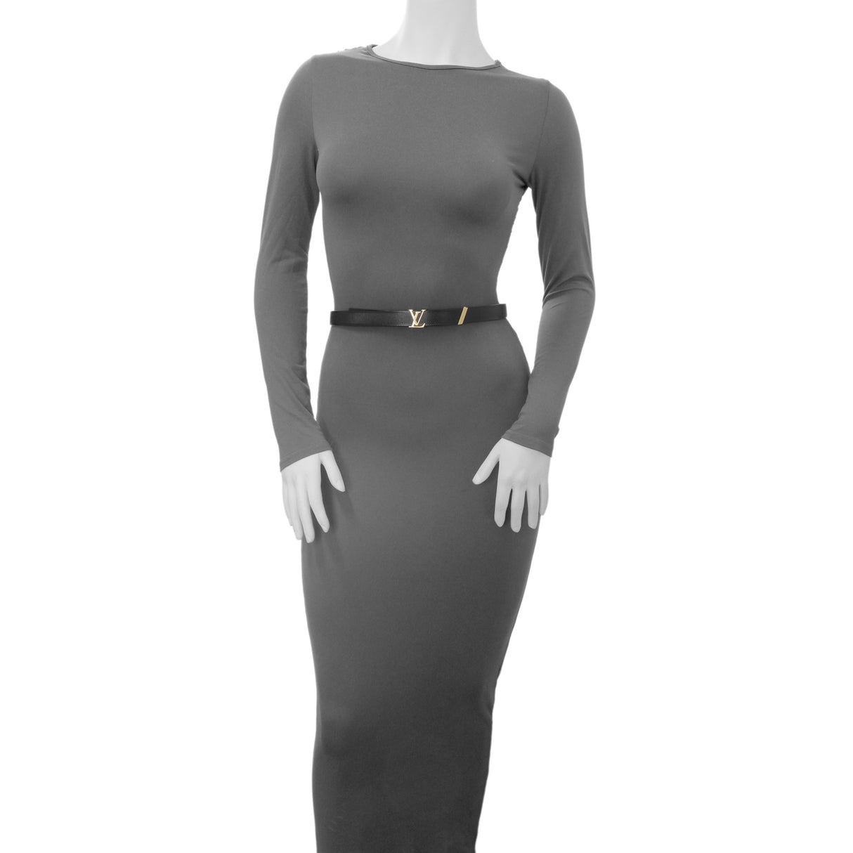 Louis Vuitton Black Calfskin Initiales 20mm Belt Accessories Louis Vuitton