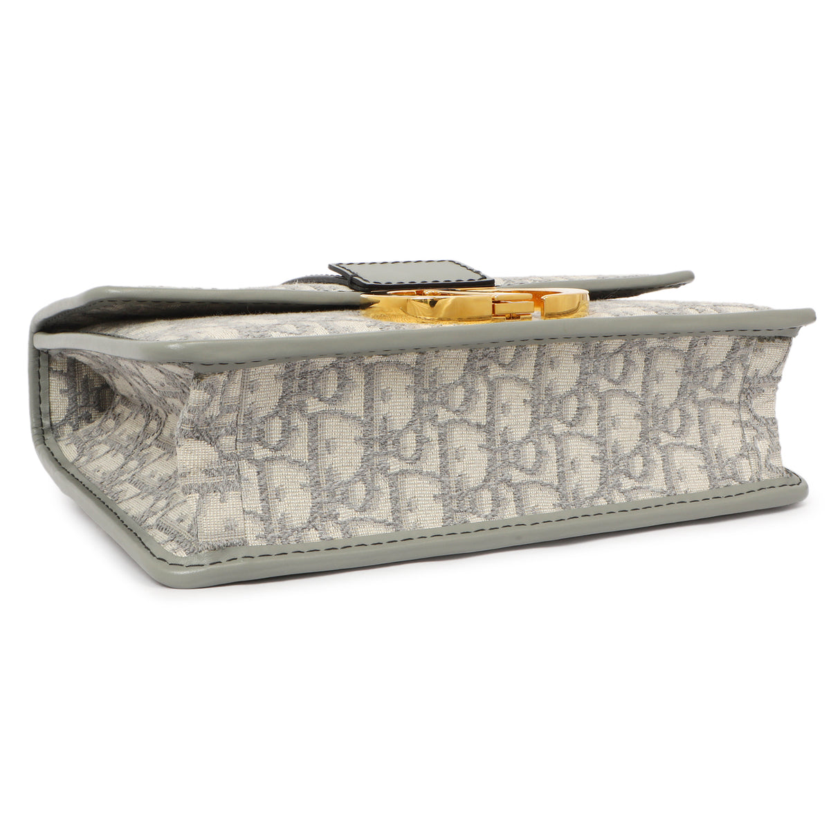 Christian Dior Grey Oblique 30 Montaigne Flap Bag Handbags Christian Dior