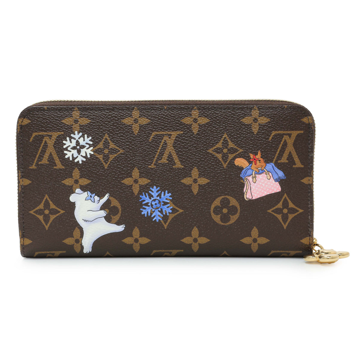 Louis Vuitton Monogram Christmas Animation Zippy Wallet Accessories Louis Vuitton