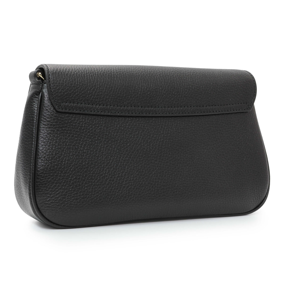 Gucci Black Pebbled Calfskin Medium Soho Flap Crossbody Handbags Gucci