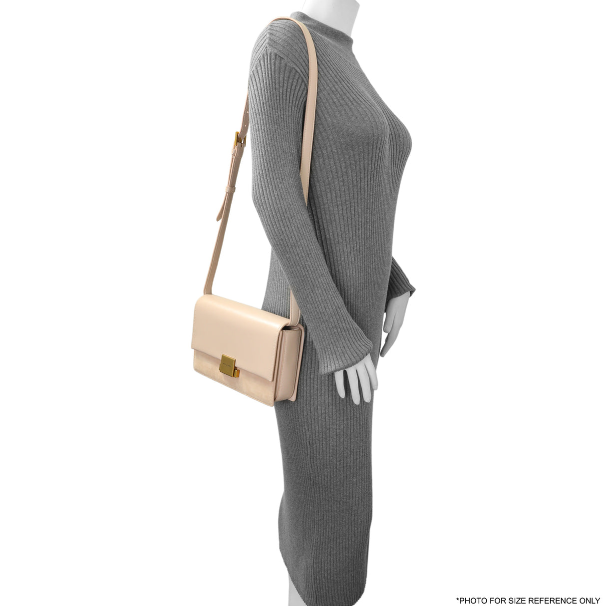 Saint Laurent Marble Pink Smooth Calfskin Suede Medium Bellechasse Bag Handbags Saint Laurent