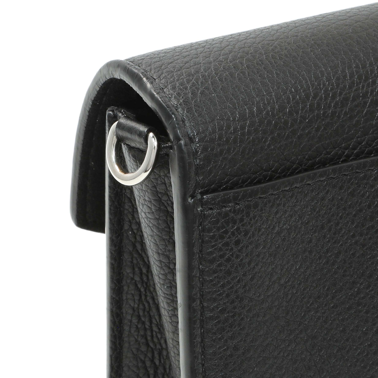 Louis Vuitton Black Calfskin Mylockme Chain Pochette