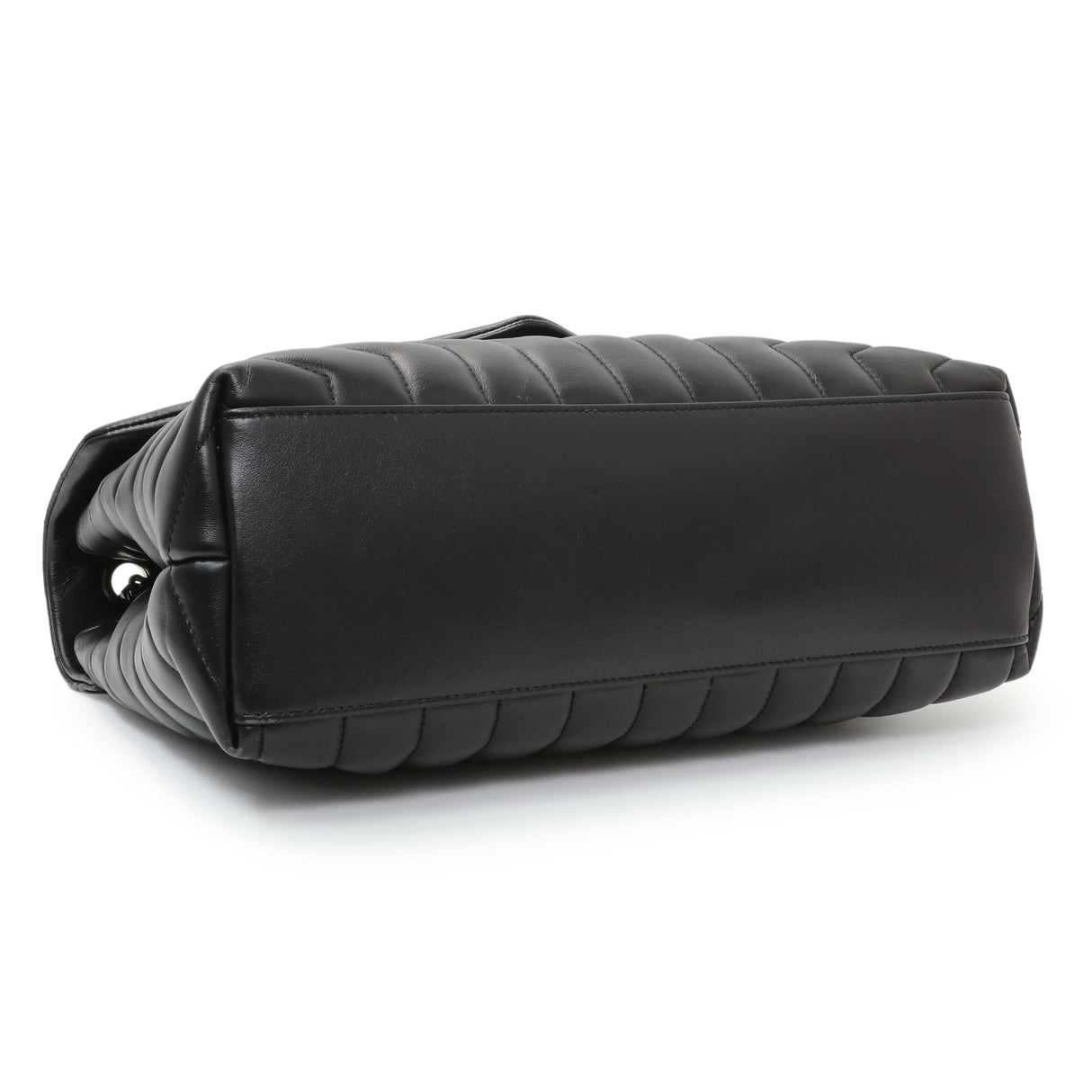 Saint Laurent Black Calfskin Medium Loulou Handbags Saint Laurent