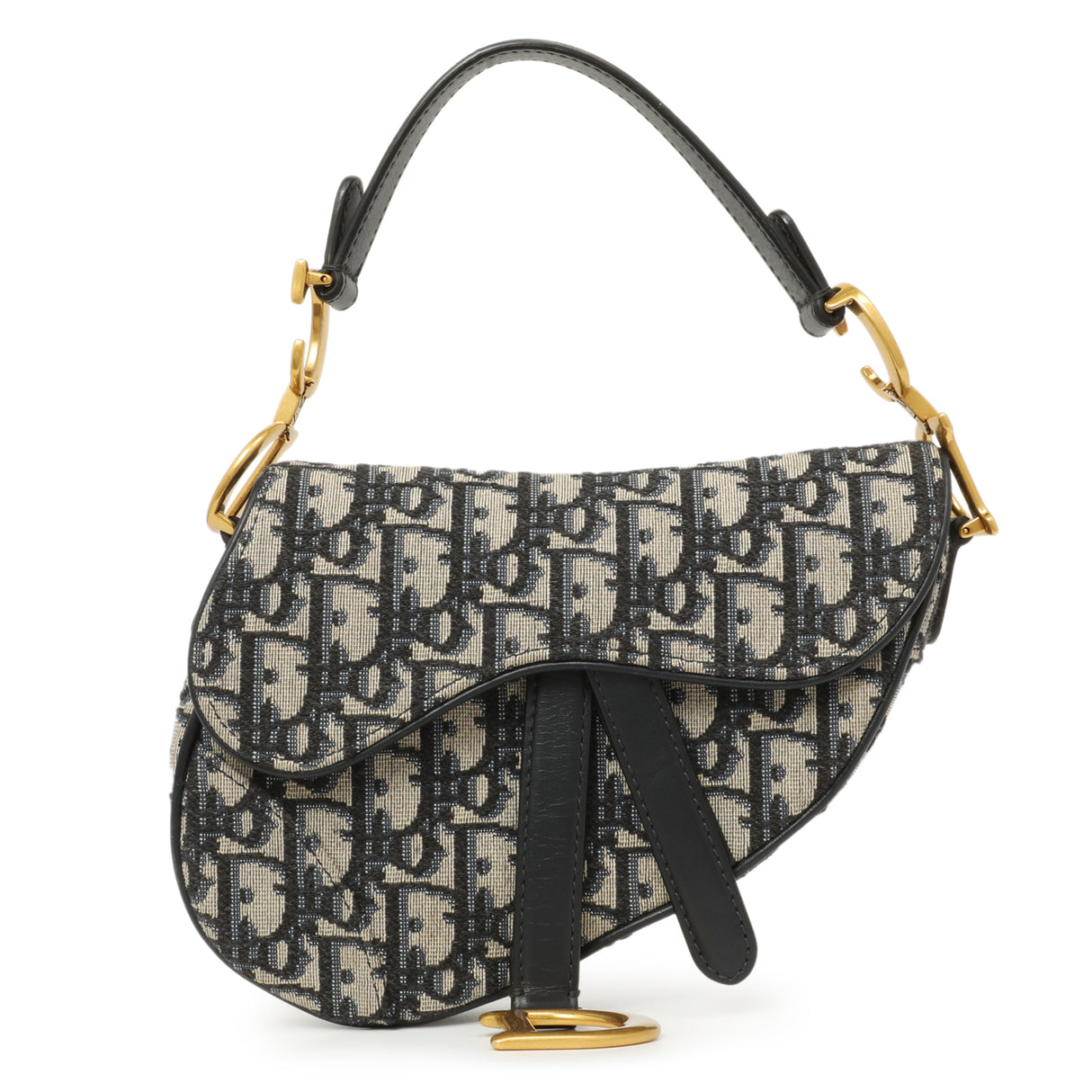 Christian Dior Oblique Mini Saddle Bag Handbags Christian Dior