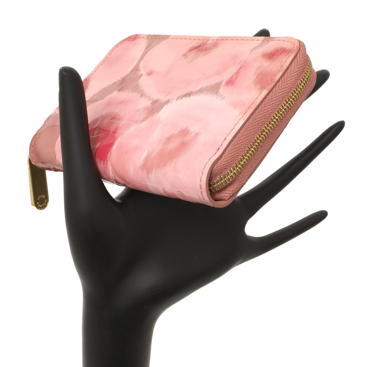 Louis Vuitton Rose Velours Vernis Ikat Zippy Coin Purse Accessories Louis Vuitton