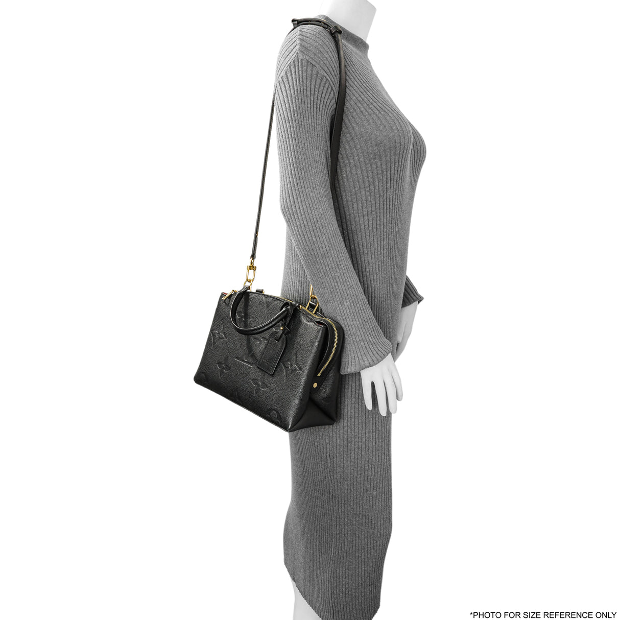 Louis Vuitton Black Empreinte Monogram Giant Petit Palais Handbags Louis Vuitton