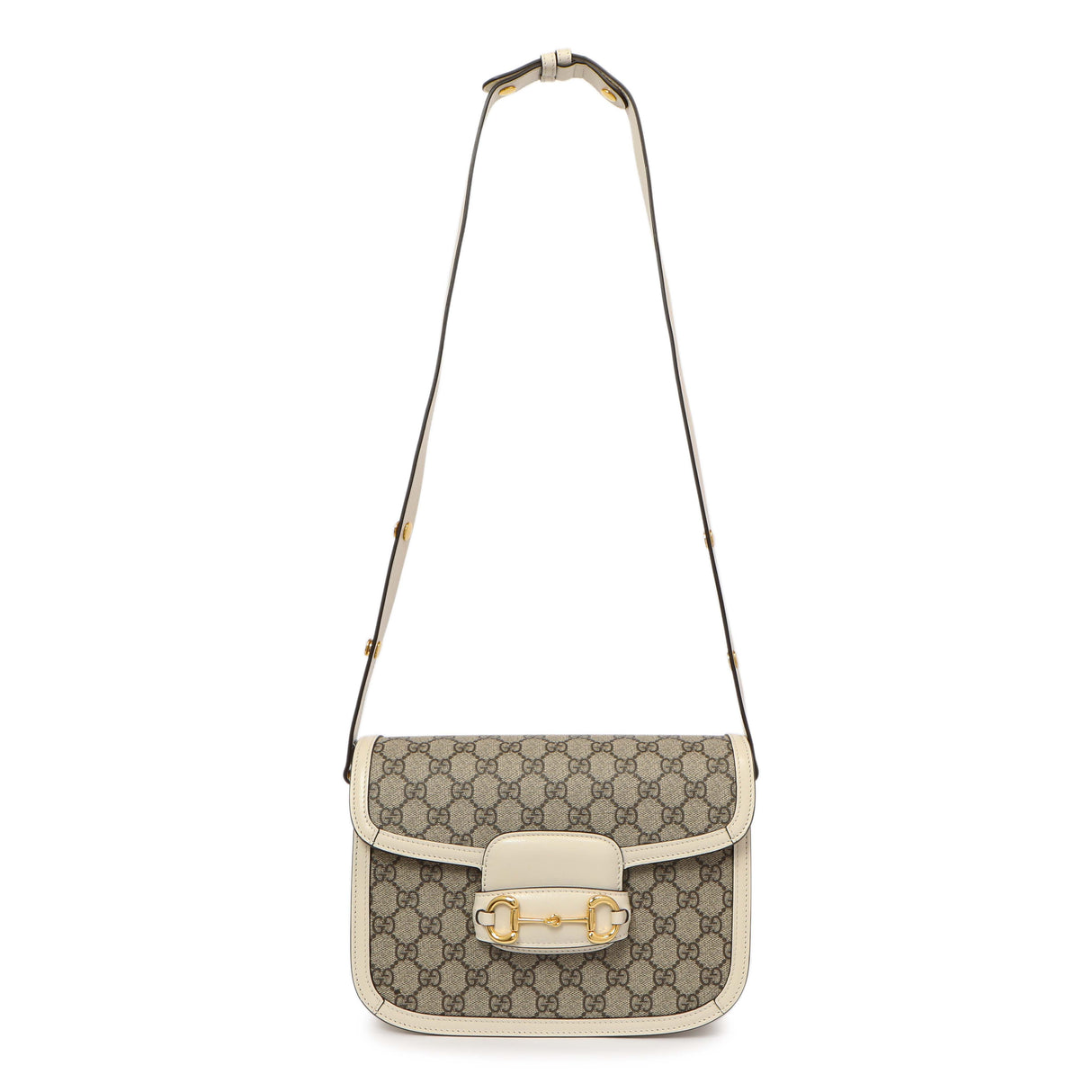 Gucci GG Supreme Monogram Horsebit 1955 Shoulder Bag Handbags Gucci