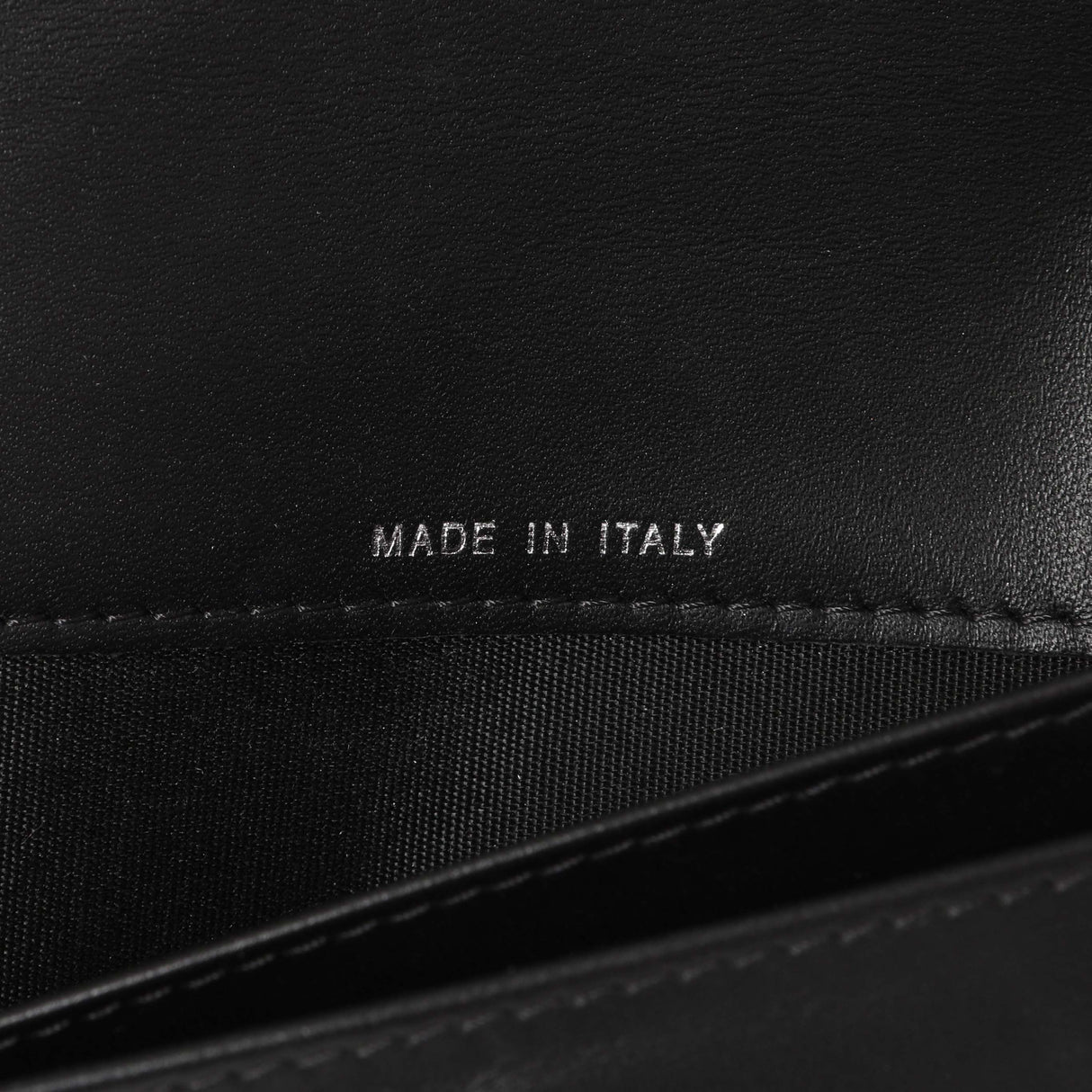 Chanel Black Quilted Patent Yen Wallet Accessories Chanel