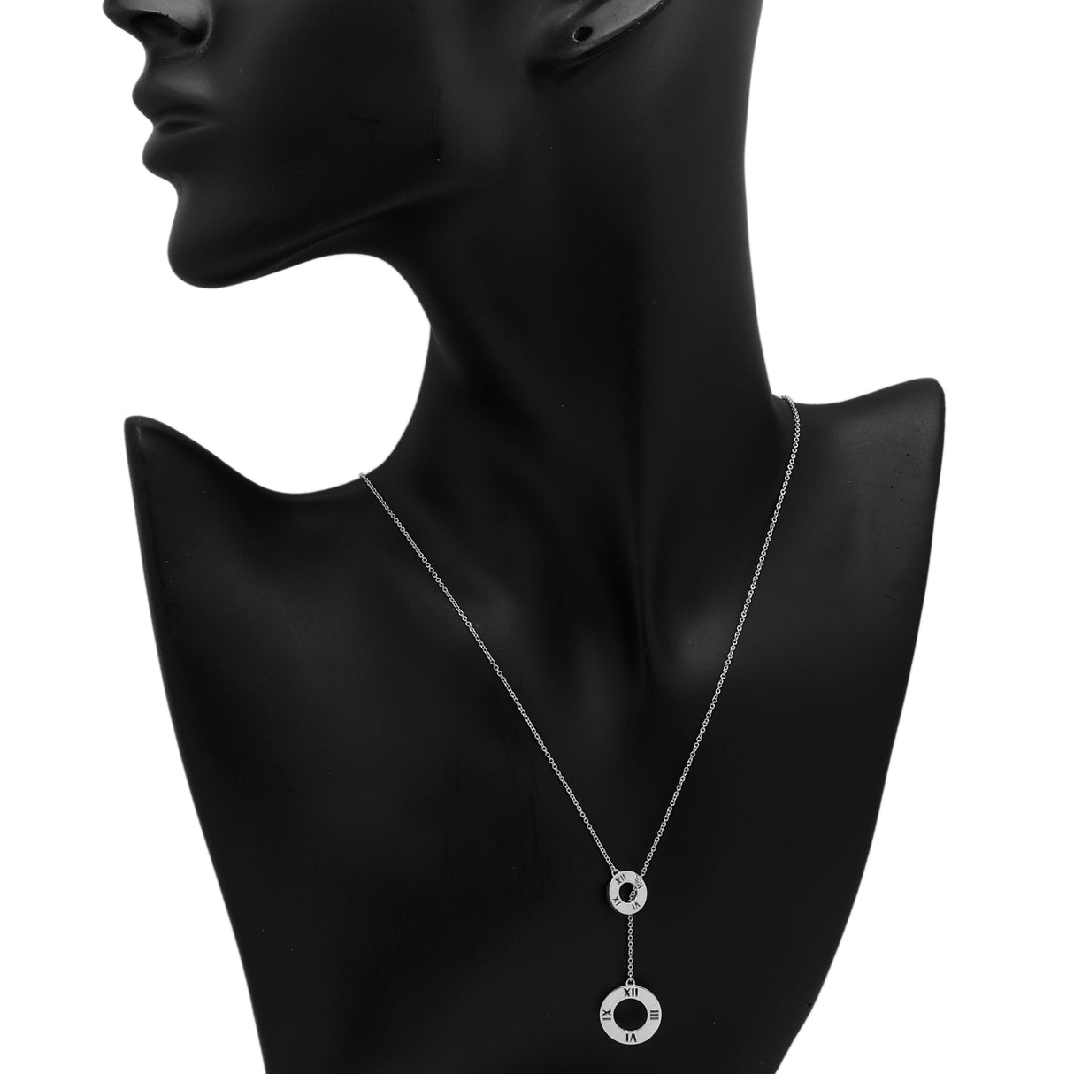 Tiffany & Co. Sterling Silver Atlas Lariat Pendant Necklace Designer Jewellery Tiffany and Co