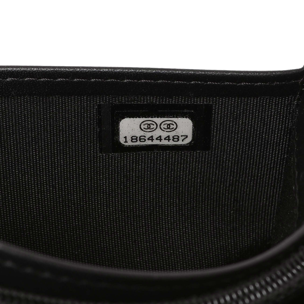 Chanel Black Quilted Patent Yen Wallet Accessories Chanel