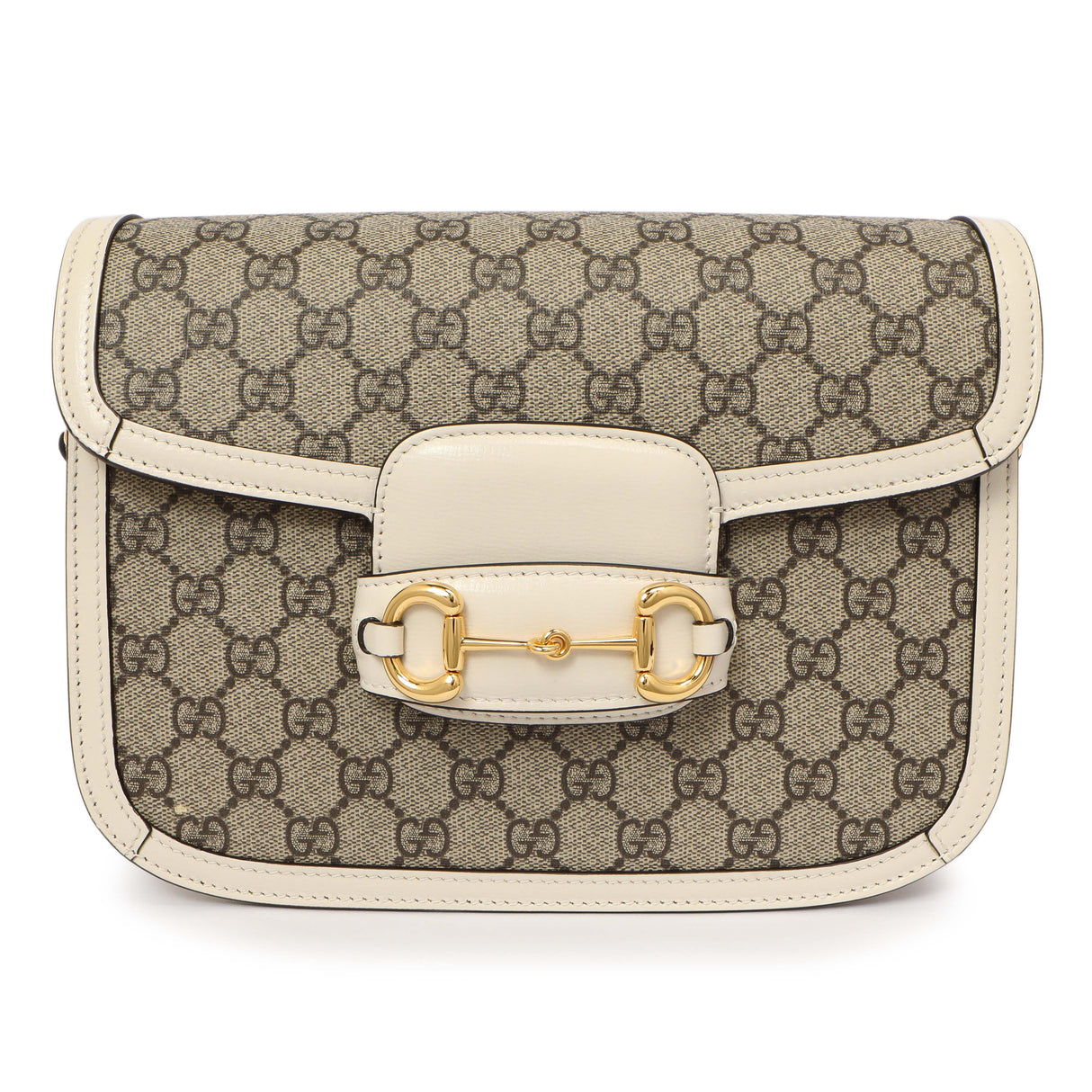 Gucci GG Supreme Monogram Horsebit 1955 Shoulder Bag Handbags Gucci