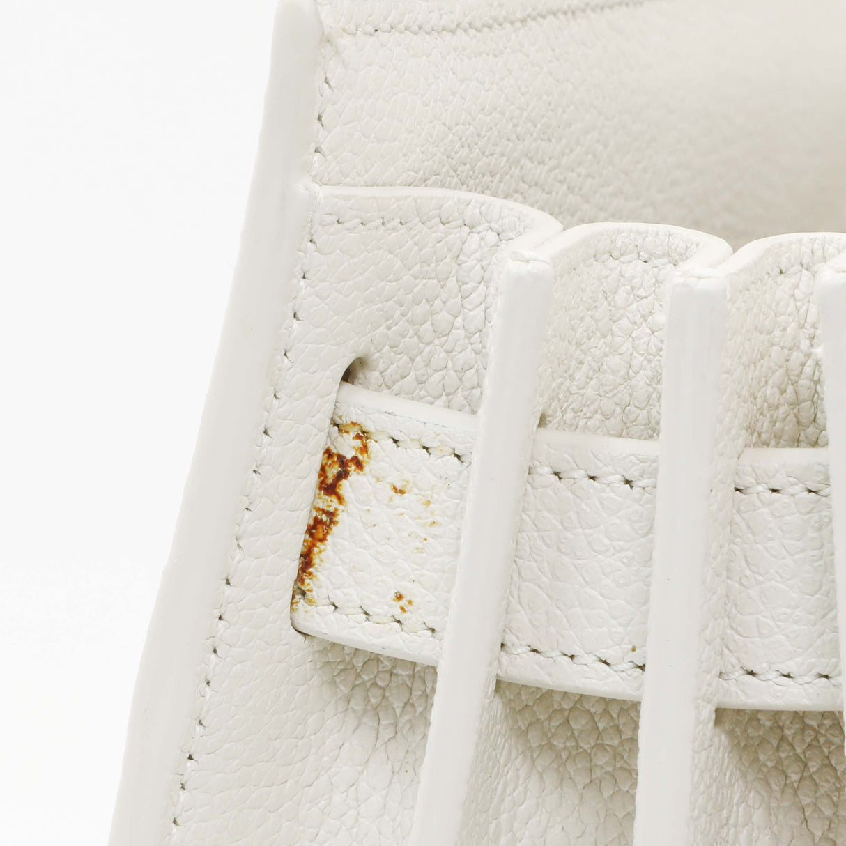 Saint Laurent White Grained Calfskin Nano Sac De Jour Handbags Saint Laurent